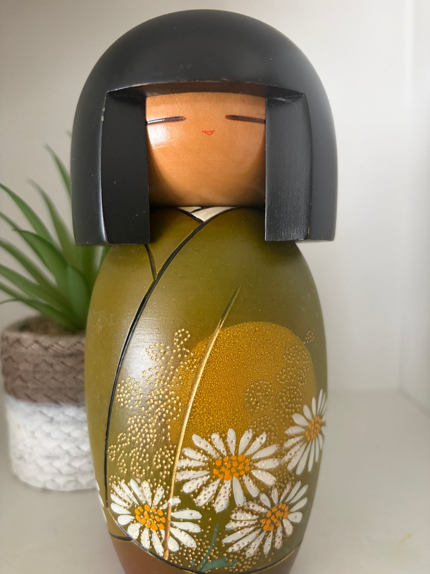 Vintage Gumma kokeshi by Kisaku