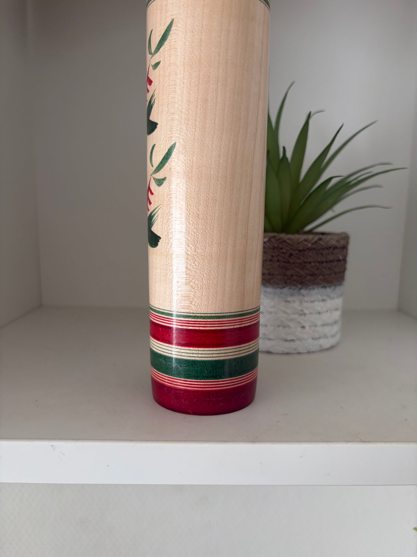Vintage traditional Yamagata - Sakunami kei kokeshi by Kano Yasushi (1921- 2010)