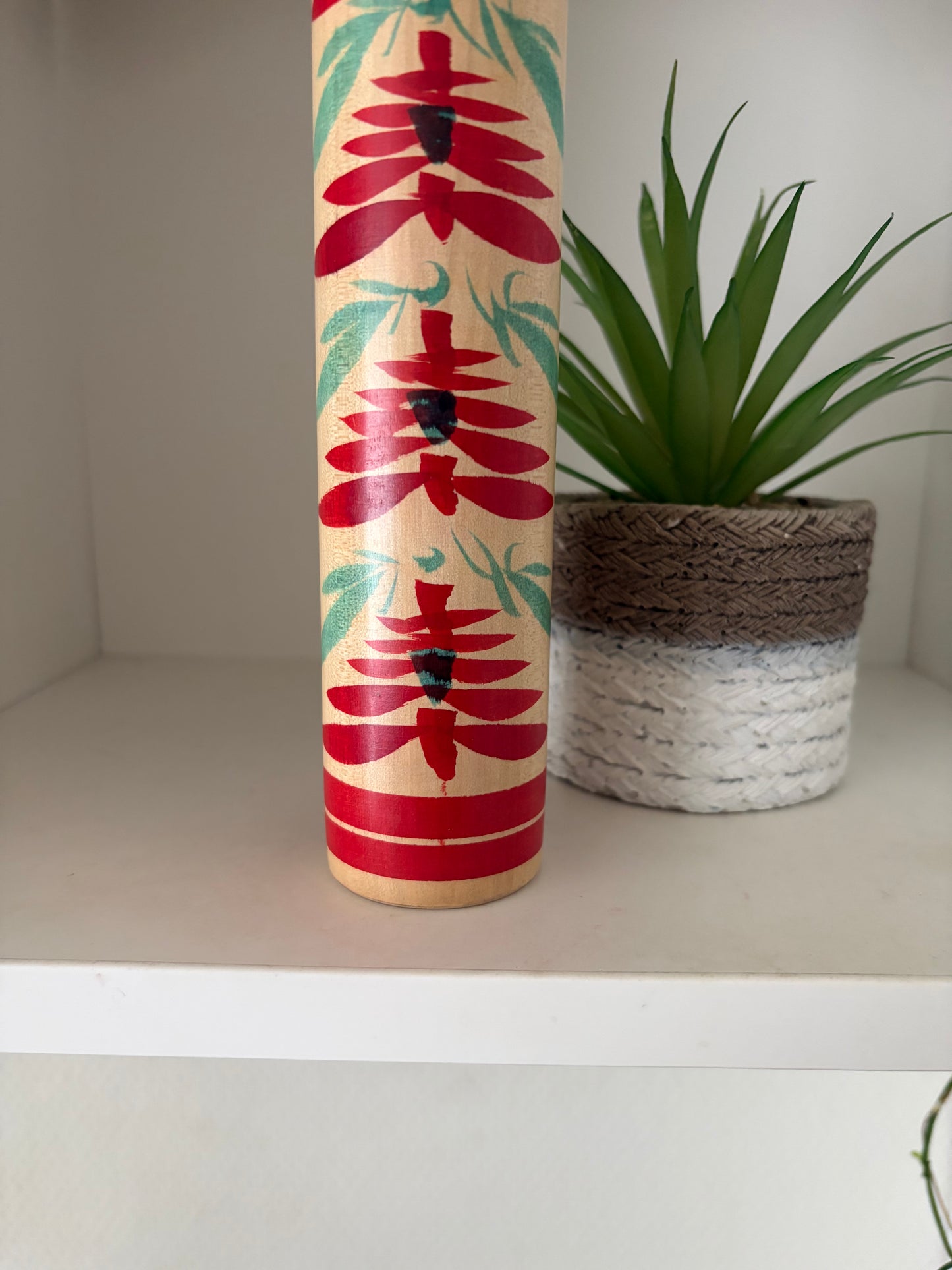Vintage traditional Togatta kokeshi by Sakuta Takashi