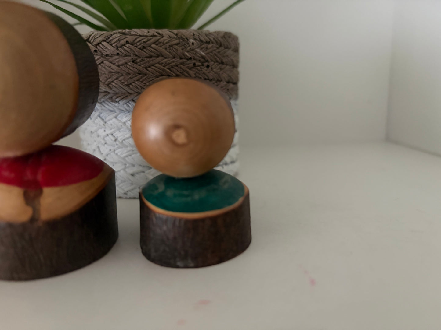 Rare Vintage Sosaku kokeshi set by Hideo Ishihara (1925-1999)