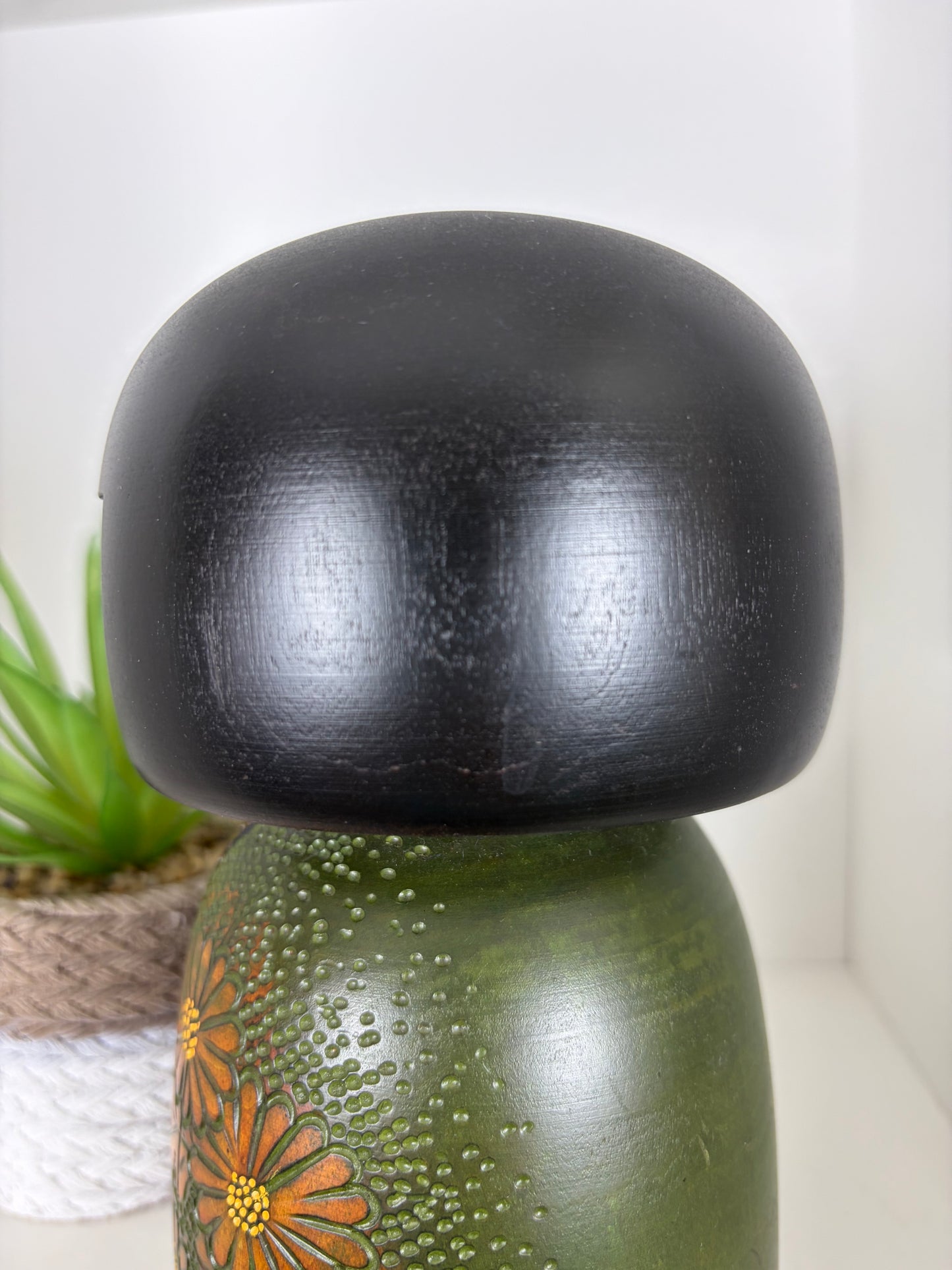 Vintage Gumma kokeshi by Kisaku