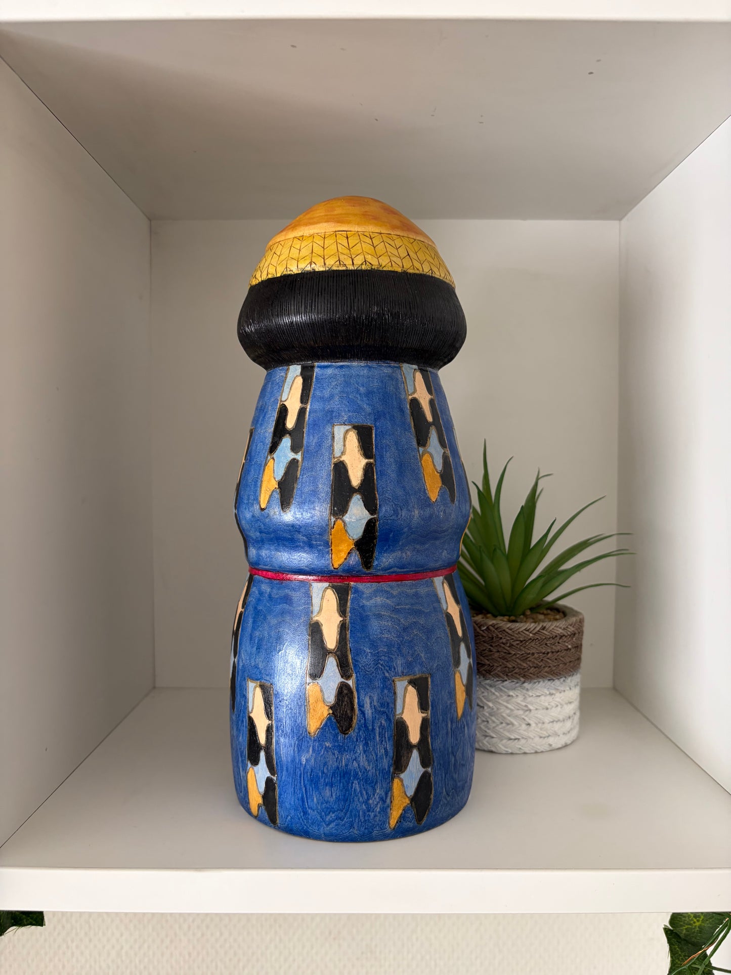 One off a kind Sosaku kokeshi by Megumi Nozawa