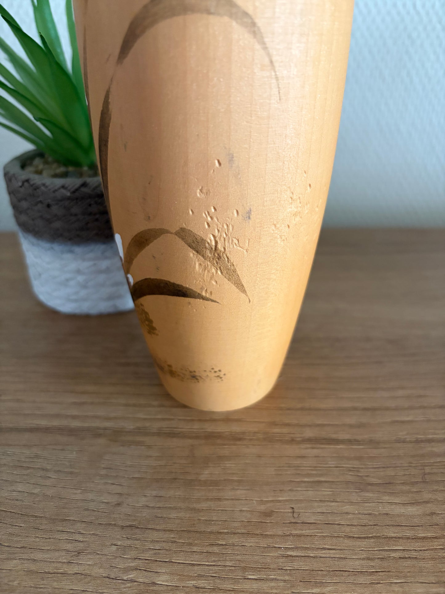 Exclusive vintage Sosaku kokeshi by Aoki Ryoka (1931-)