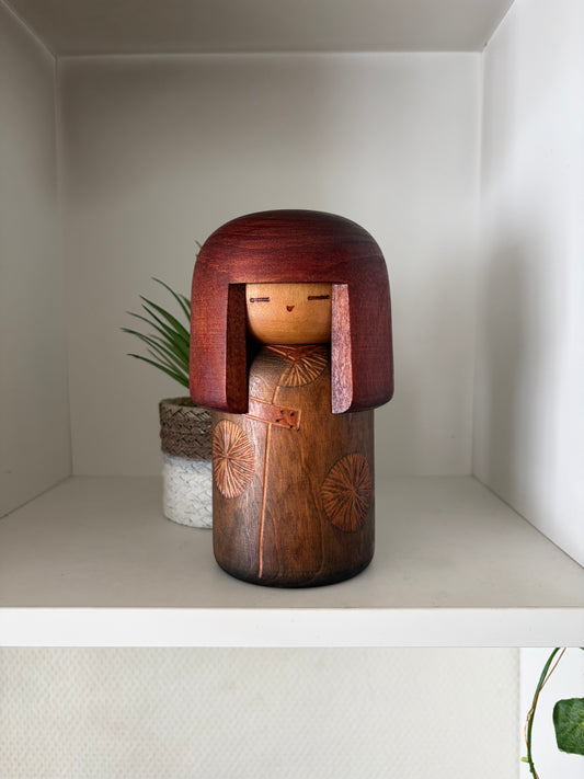 Vintage Gumma Kokeshi by Sansaku Sekiguchi (1925-2018)