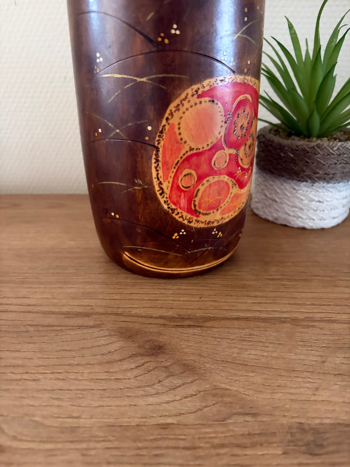 Rare vintage Sosaku kokeshi by Toa Sekiguchi (1942-)