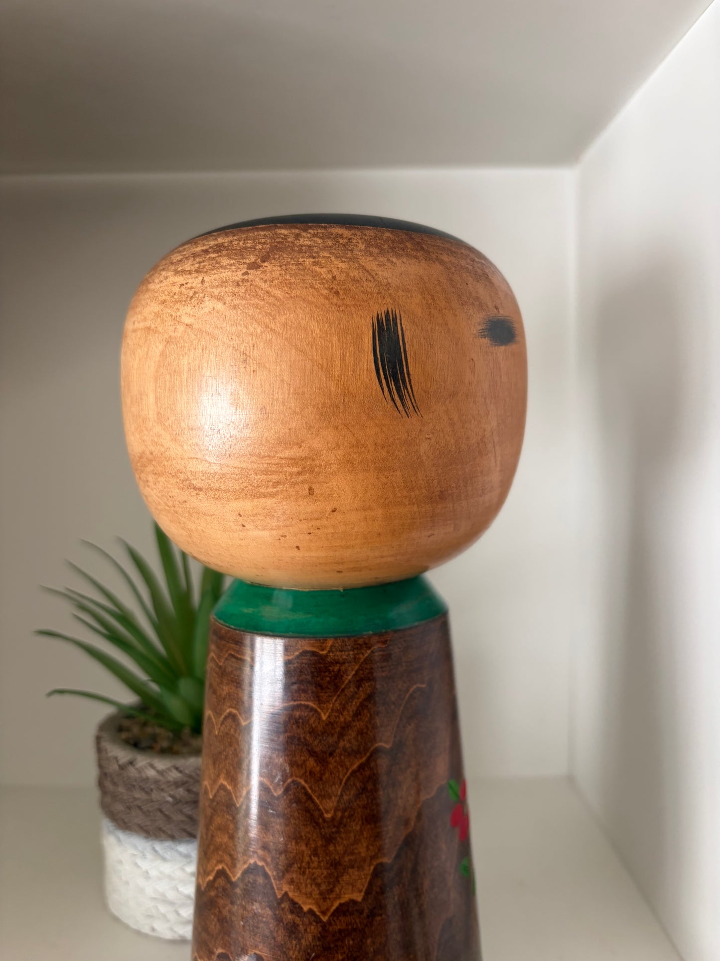 Rare Sosaku Kokeshi By Akinori Takahashi (1957-) - TSUBAKINOKO