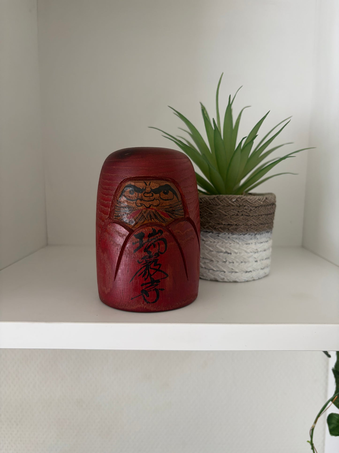 Vintage Daruma kokeshi by Shuichi Umeki
