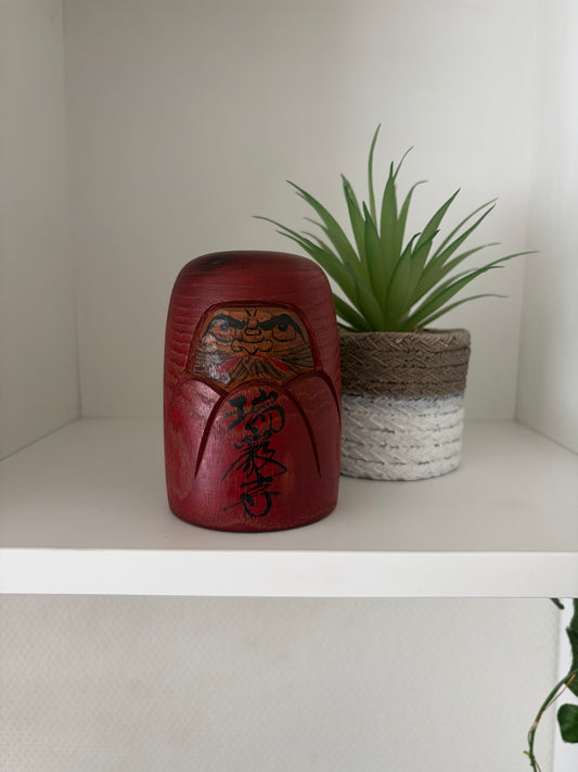 Vintage Daruma kokeshi by Shuichi Umeki