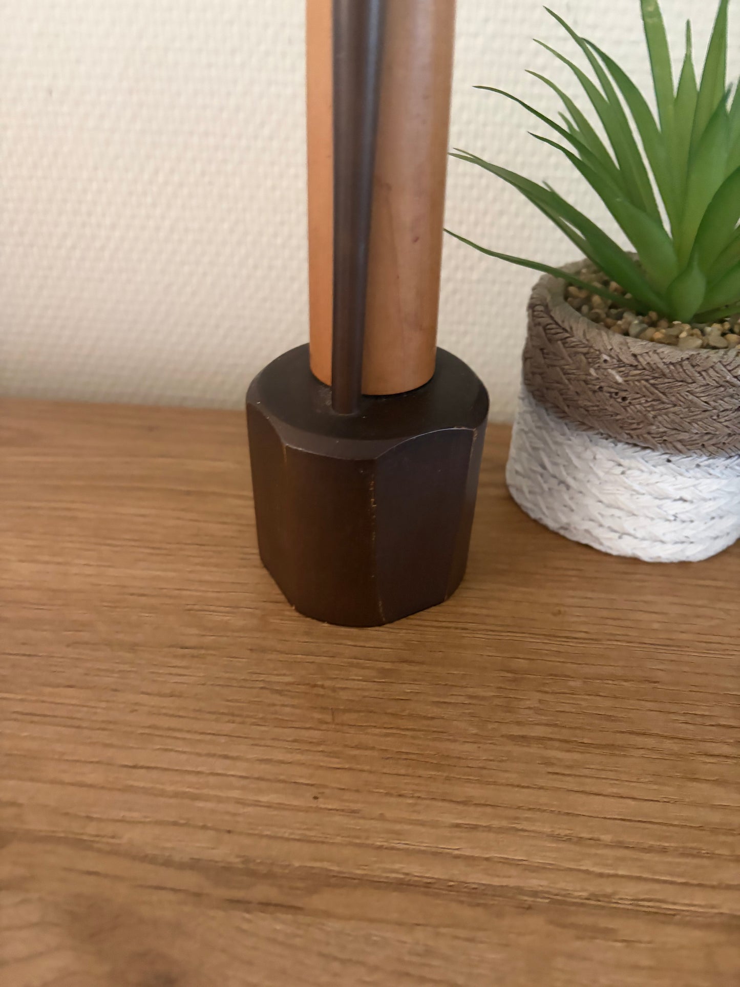 Rare vintage creative kokeshi by Taizan Sugisaki - Akebono