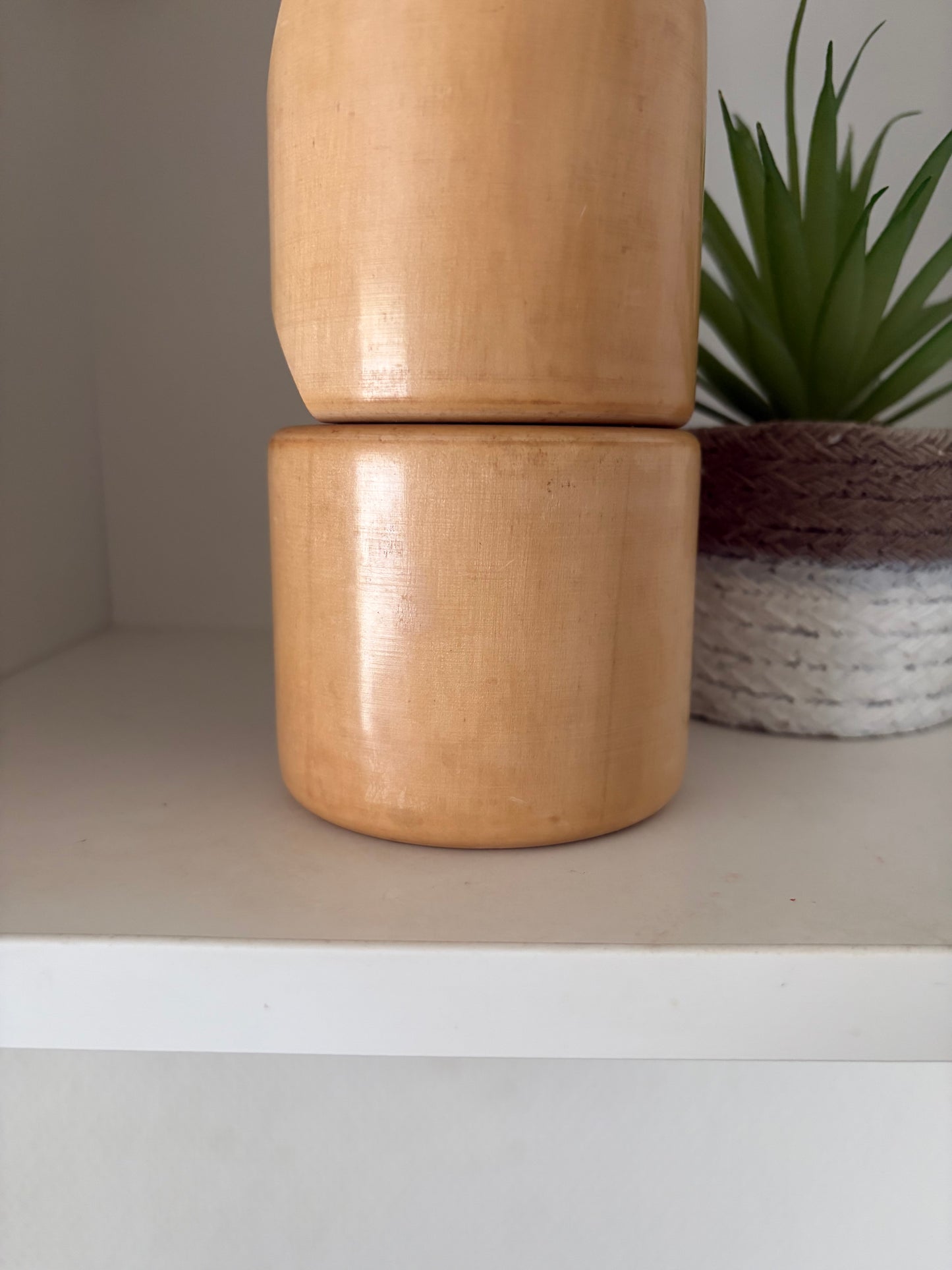 Rare vintage Sosaku kokeshi by Tanaka Harumasa (1916-1966)