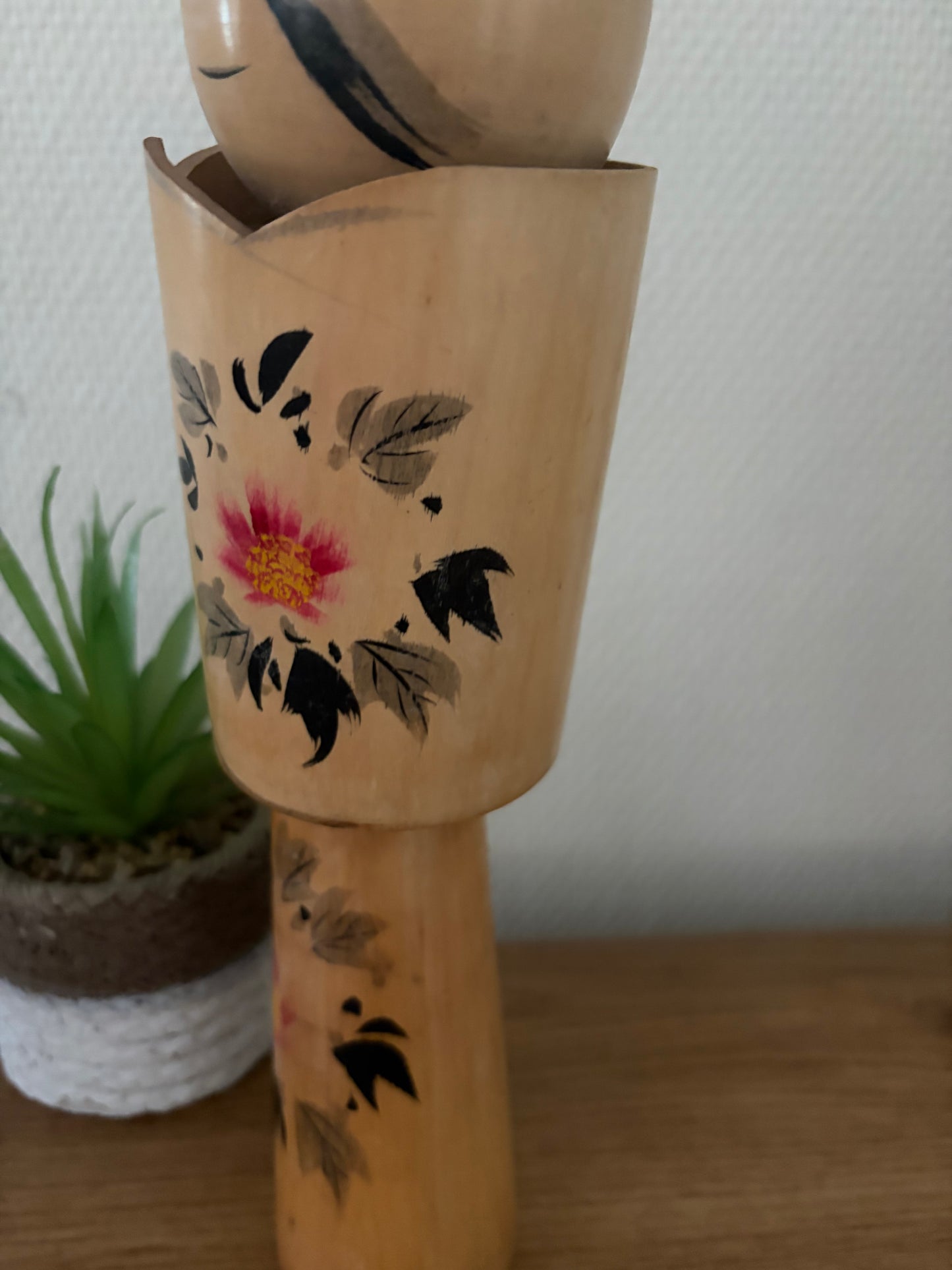 Vintage Sosaku kokeshi by Kazuo Takamizawa (1927-)