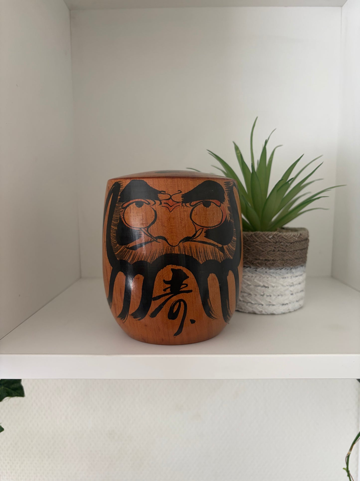 Vintage Daruma kokeshi by Mitsuo Sato (1932-2010)