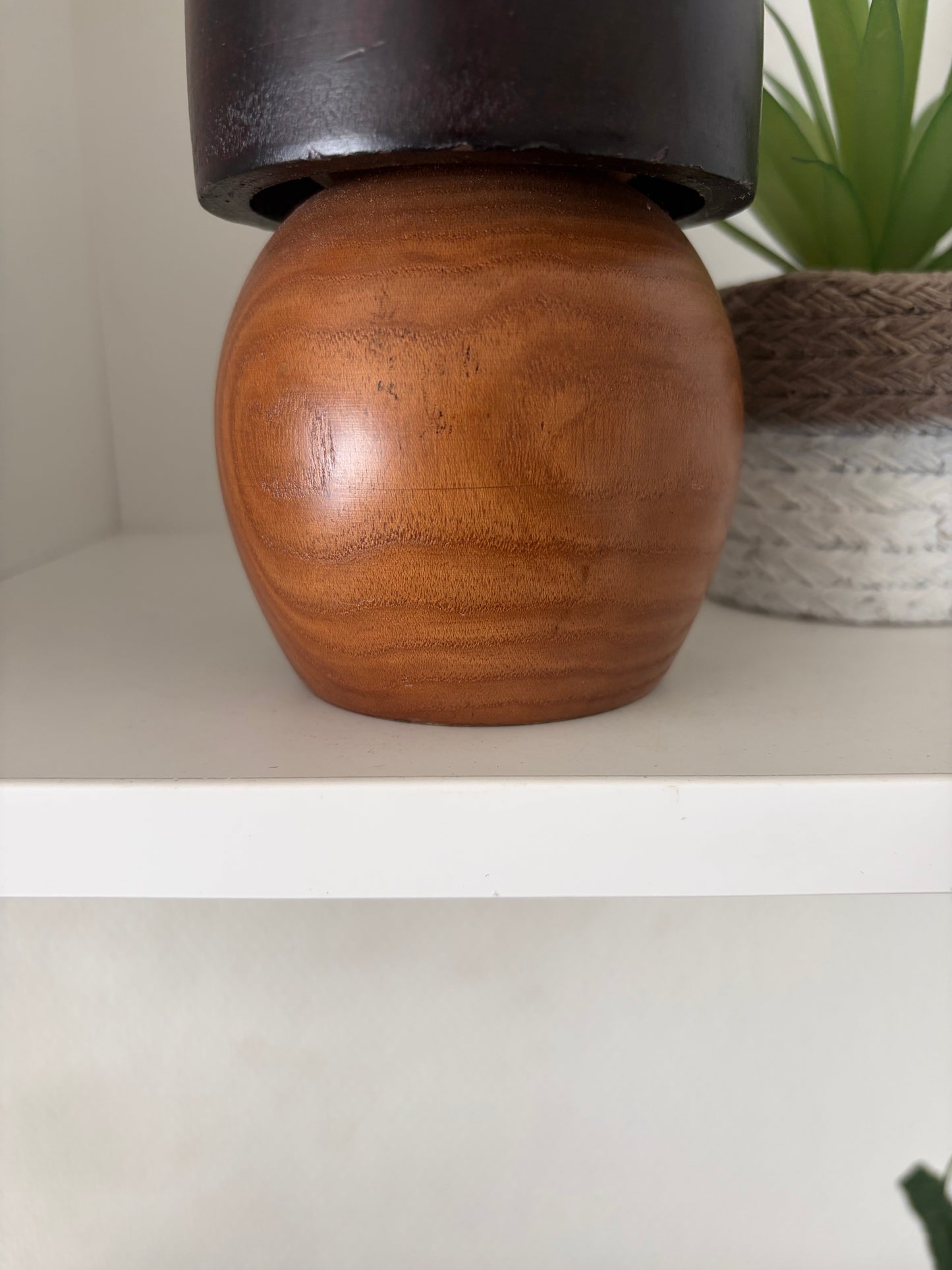 Vintage Gumma kokeshi by Kazuo Takamizawa (1927-)
