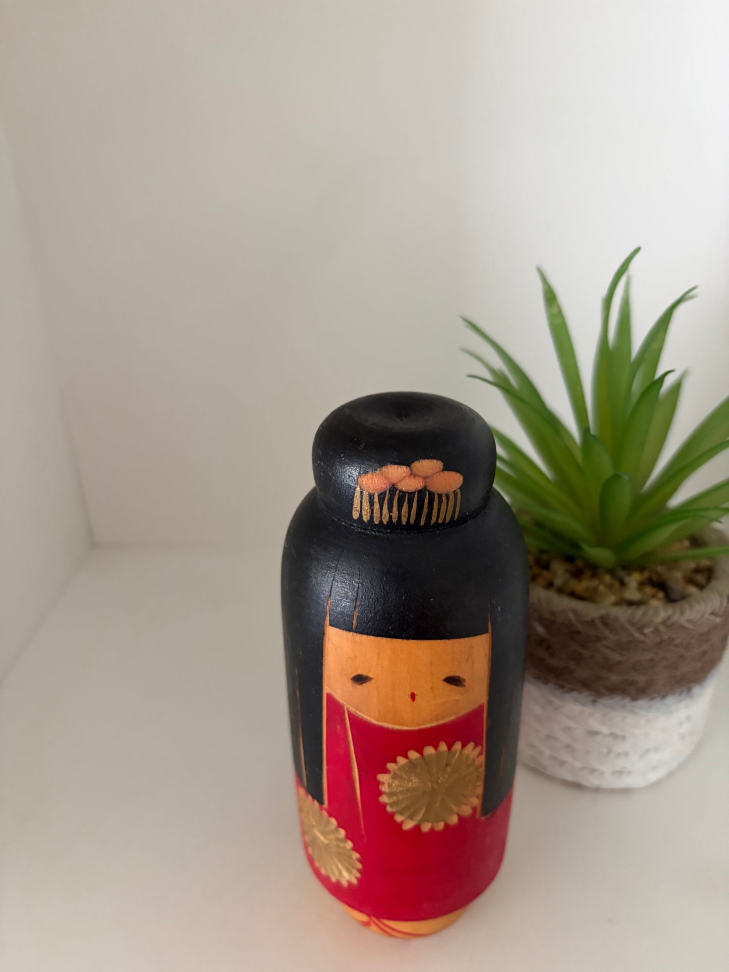 Rare Vintage Creative Kokeshi By Hiroe Fukushima