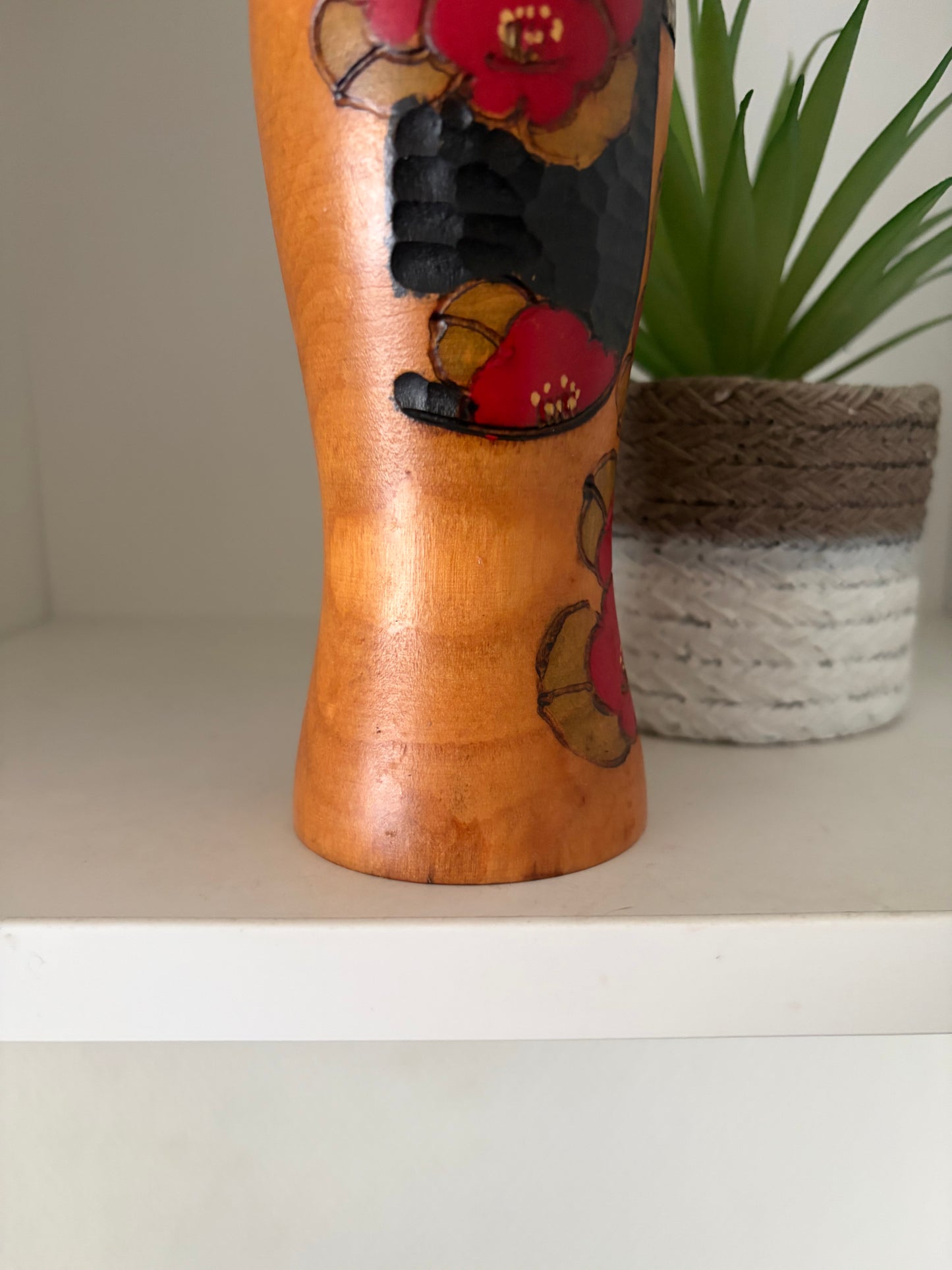 Vintage Gumma Kokeshi By Kazuo Takamizawa (1927-)