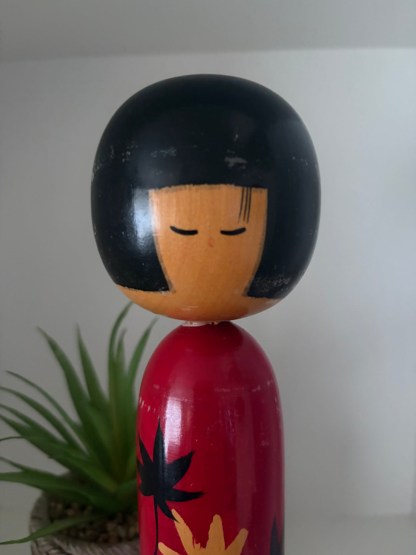 Rare vintage Sosaku kokeshi by Tanaka Harumasa (1916-1966)