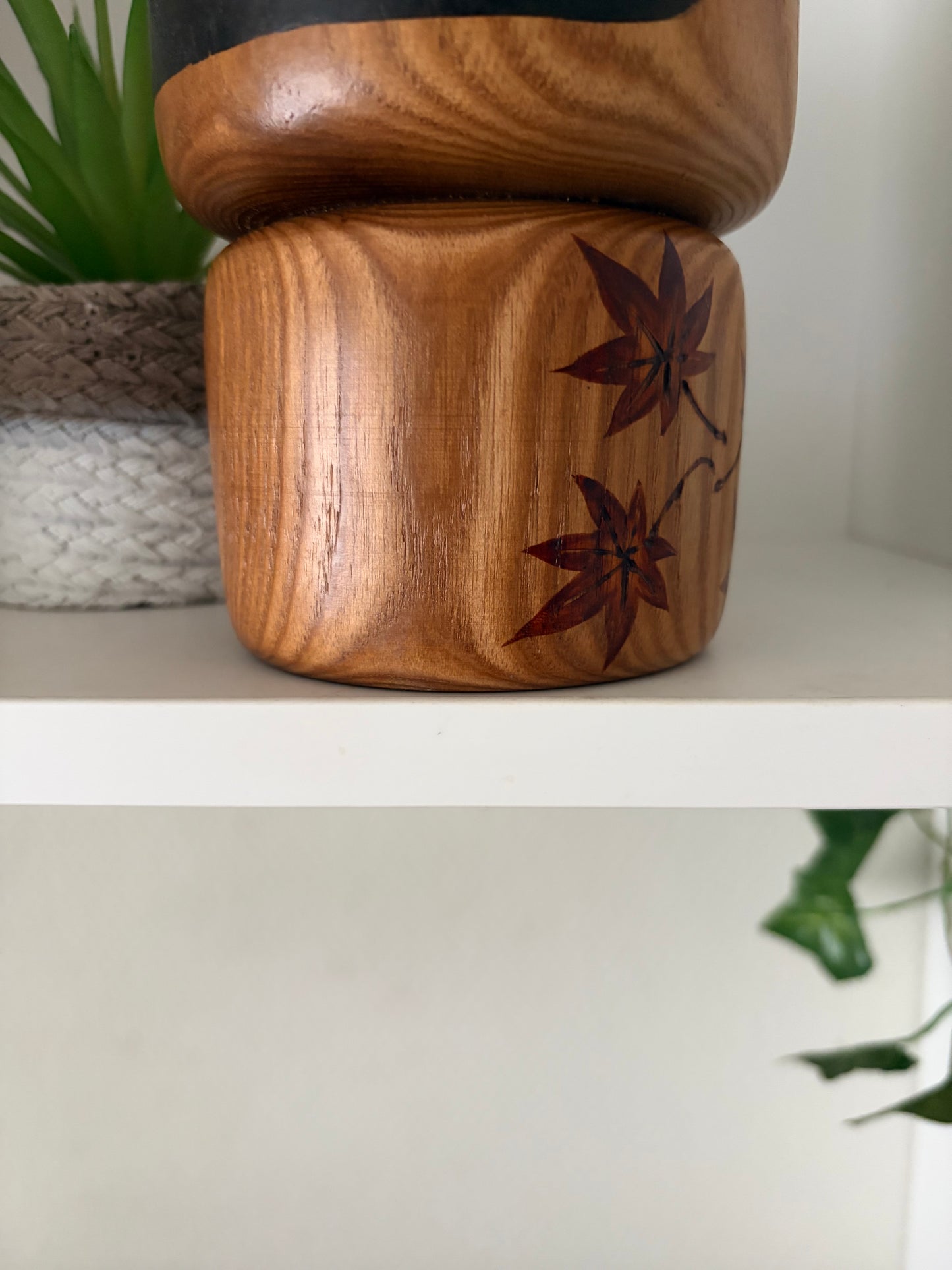 Vintage Gumma Kokeshi By Kazuo Takamizawa (1927-)