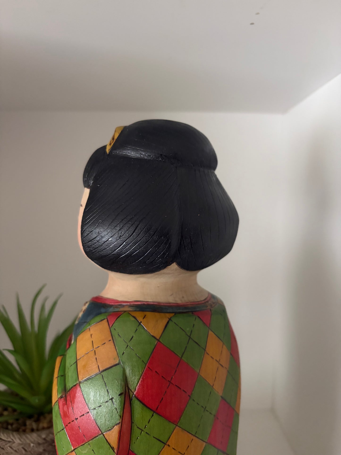 Unique Modern Sosaku kokeshi by Yuko Yamazaki - With box