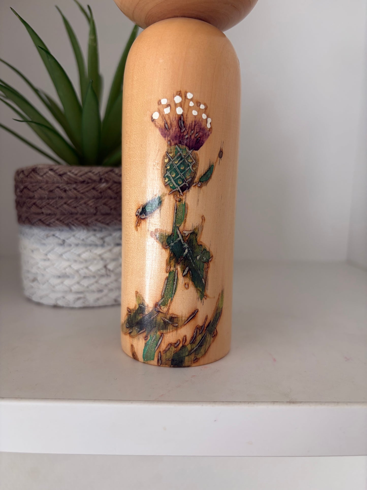 Vintage Creative Kokeshi By Takahashi Akinori (1957-)