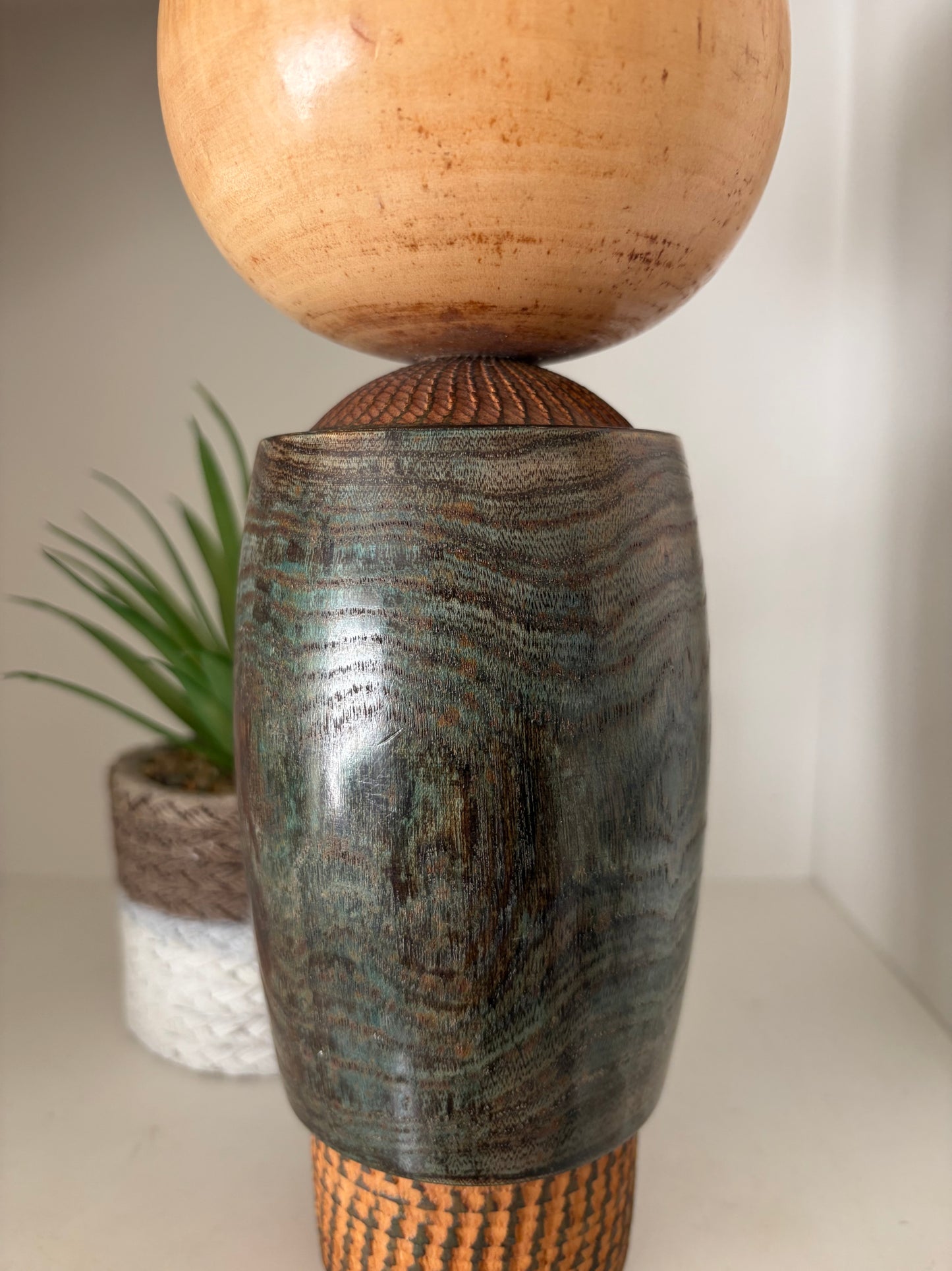 Vintage creative kokeshi by Tamura Noboru