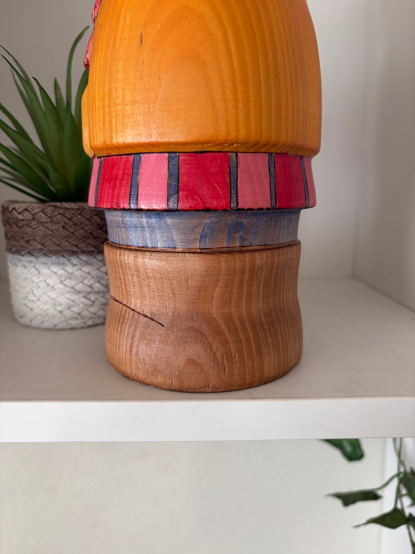 Modern Sosaku kokeshi by Yuko Yamazaki is part of her Halloween Series - With box