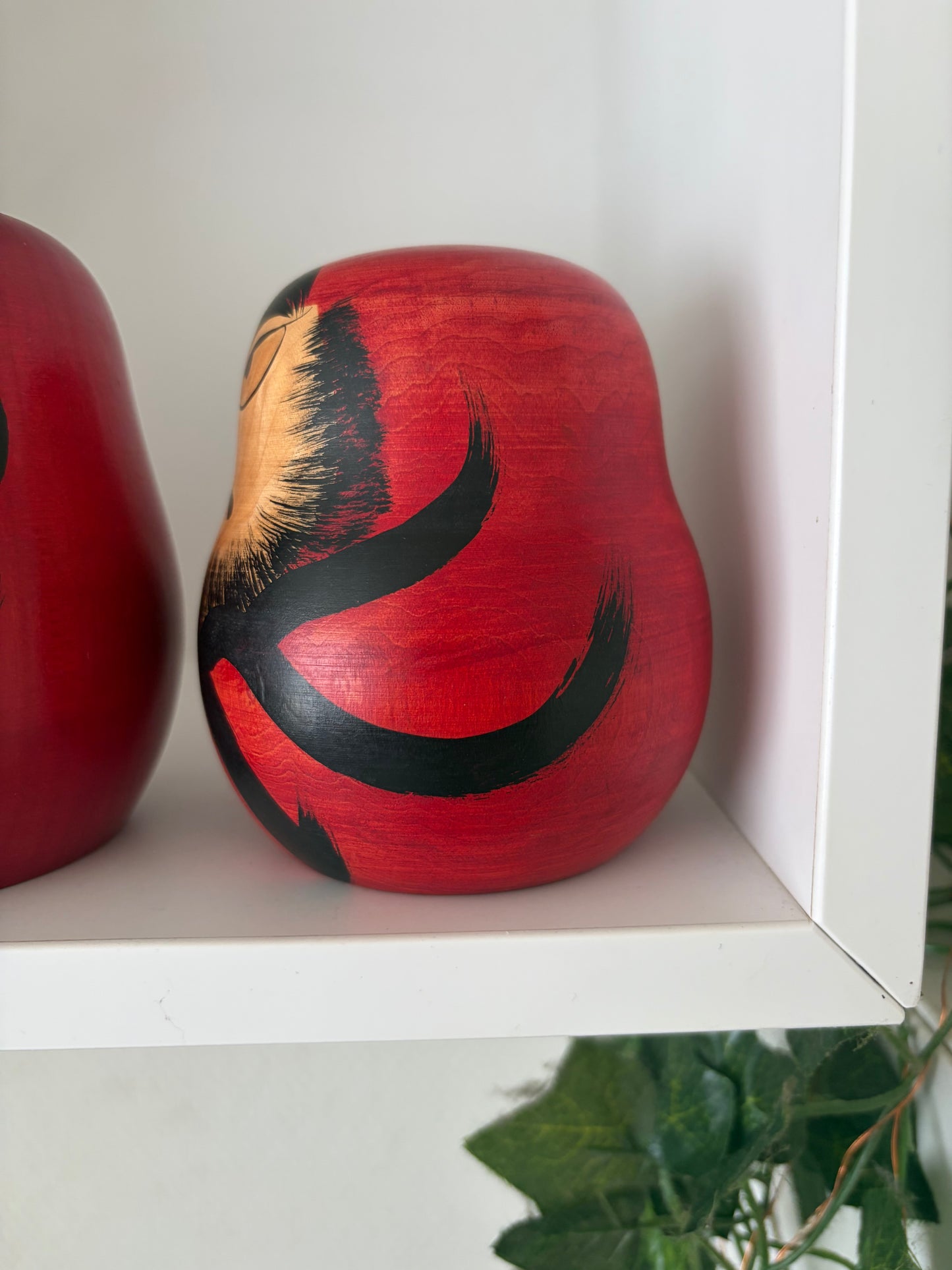 Complete first edition collection of 10 Daruma kokeshi by the Sony Family Club