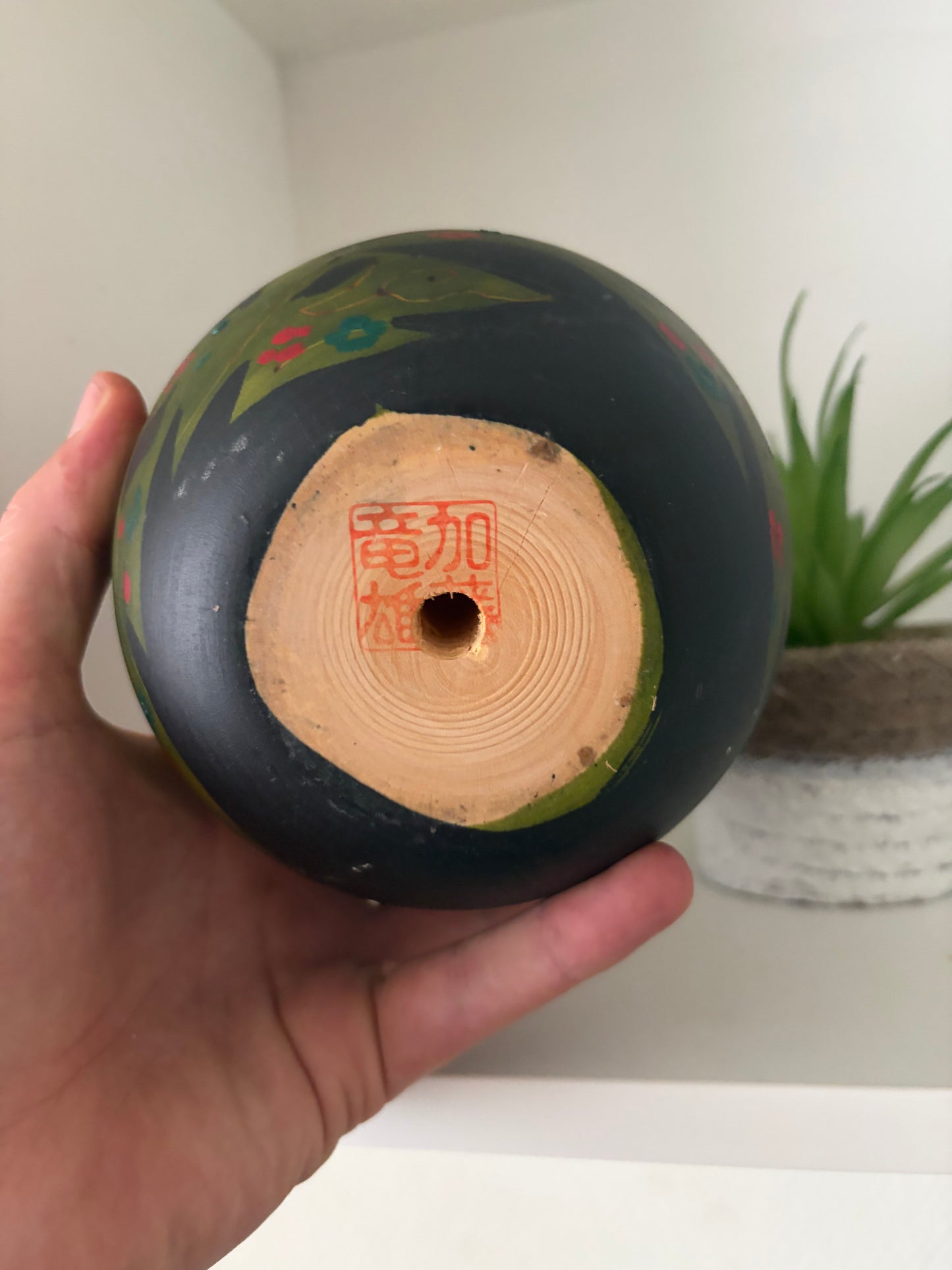 Rare Vintage Creative kokeshi by Kato Tatsuo (1940-)
