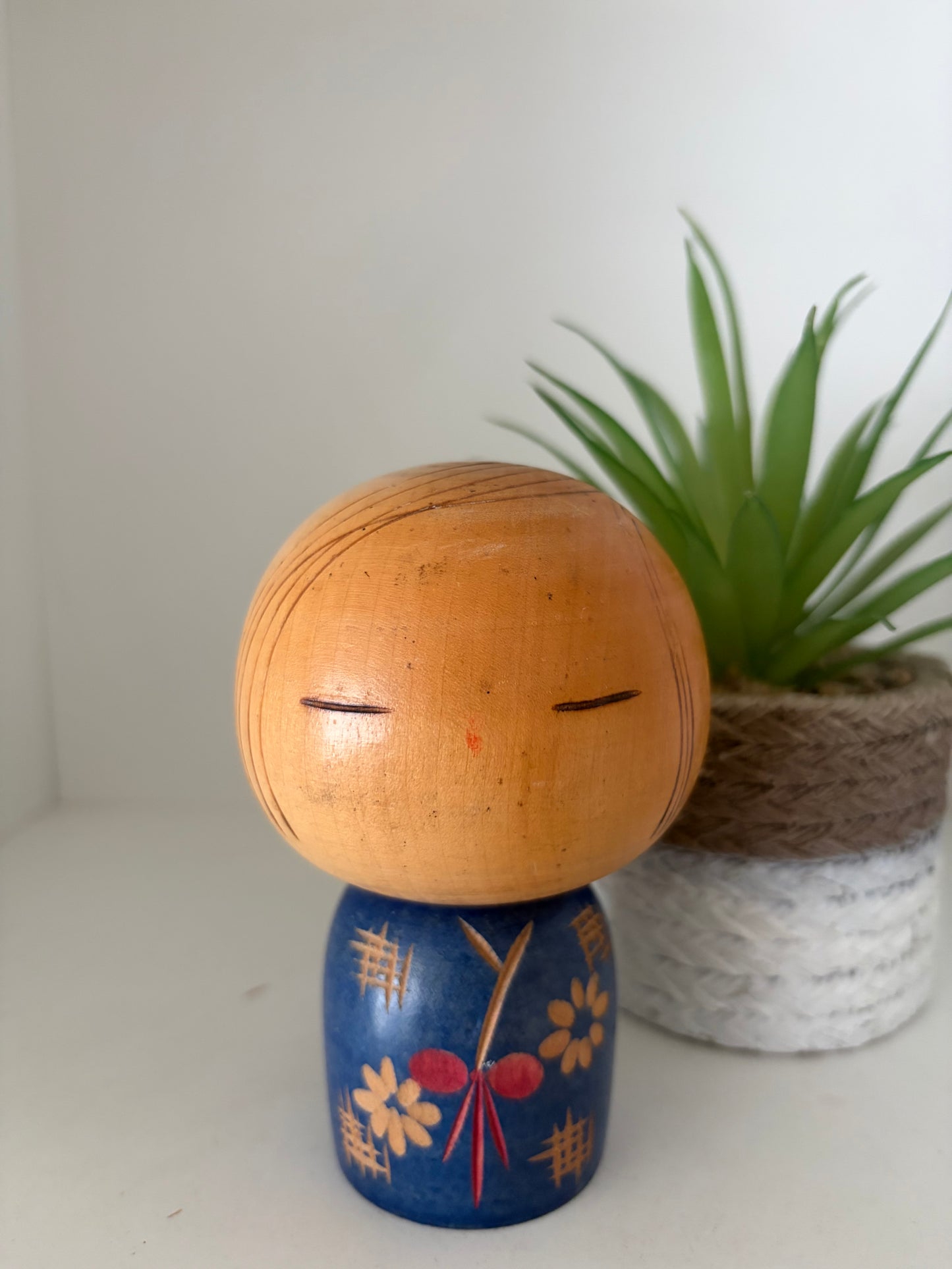 Vintage creative kokeshi by Yuji Kawase