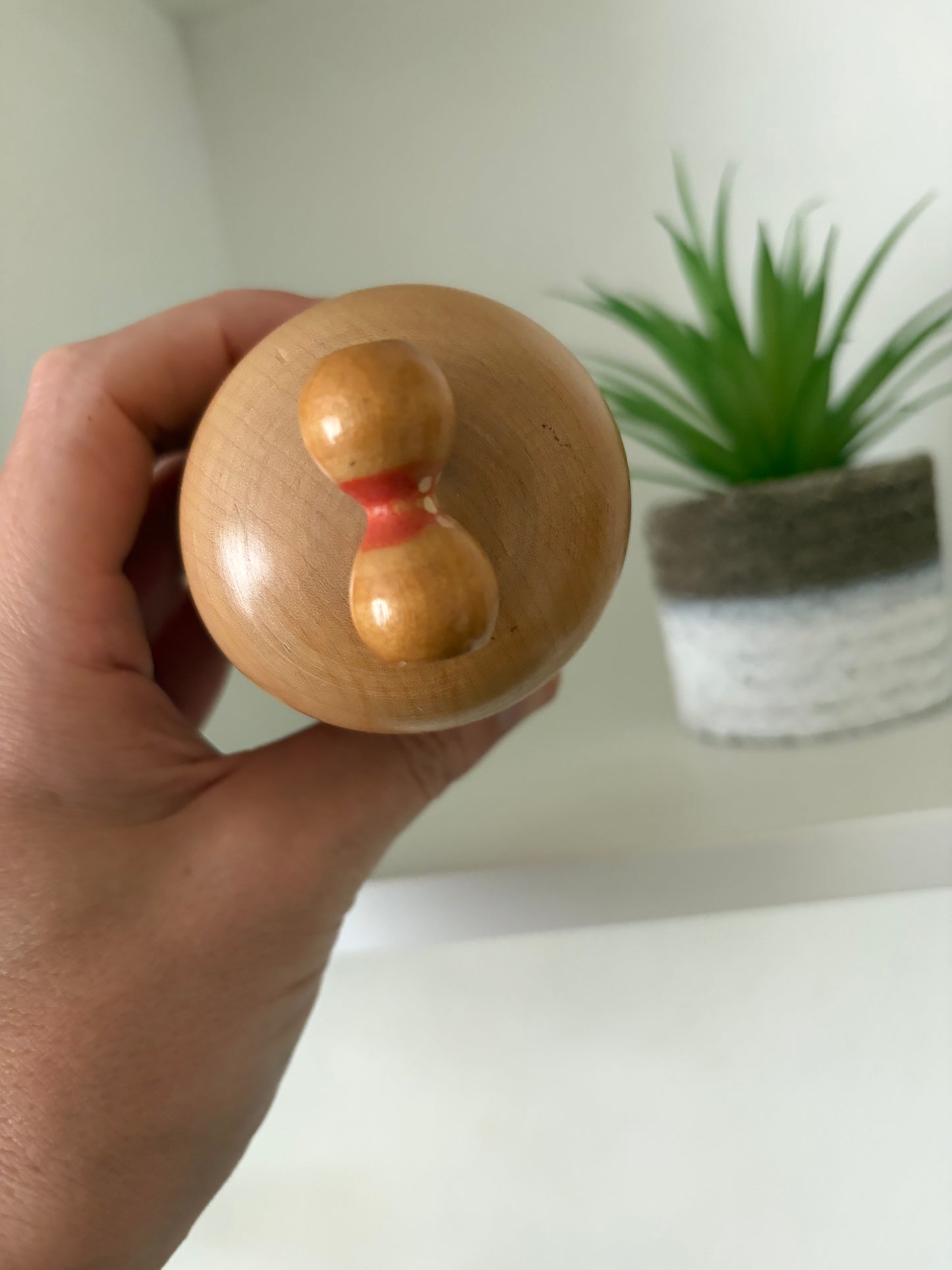 Vintage creative kokeshi by Hajime Miyashita (1940-)