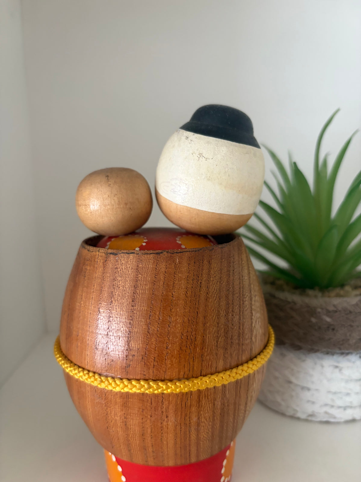 Vintage Sosaku kokeshi Mother and child