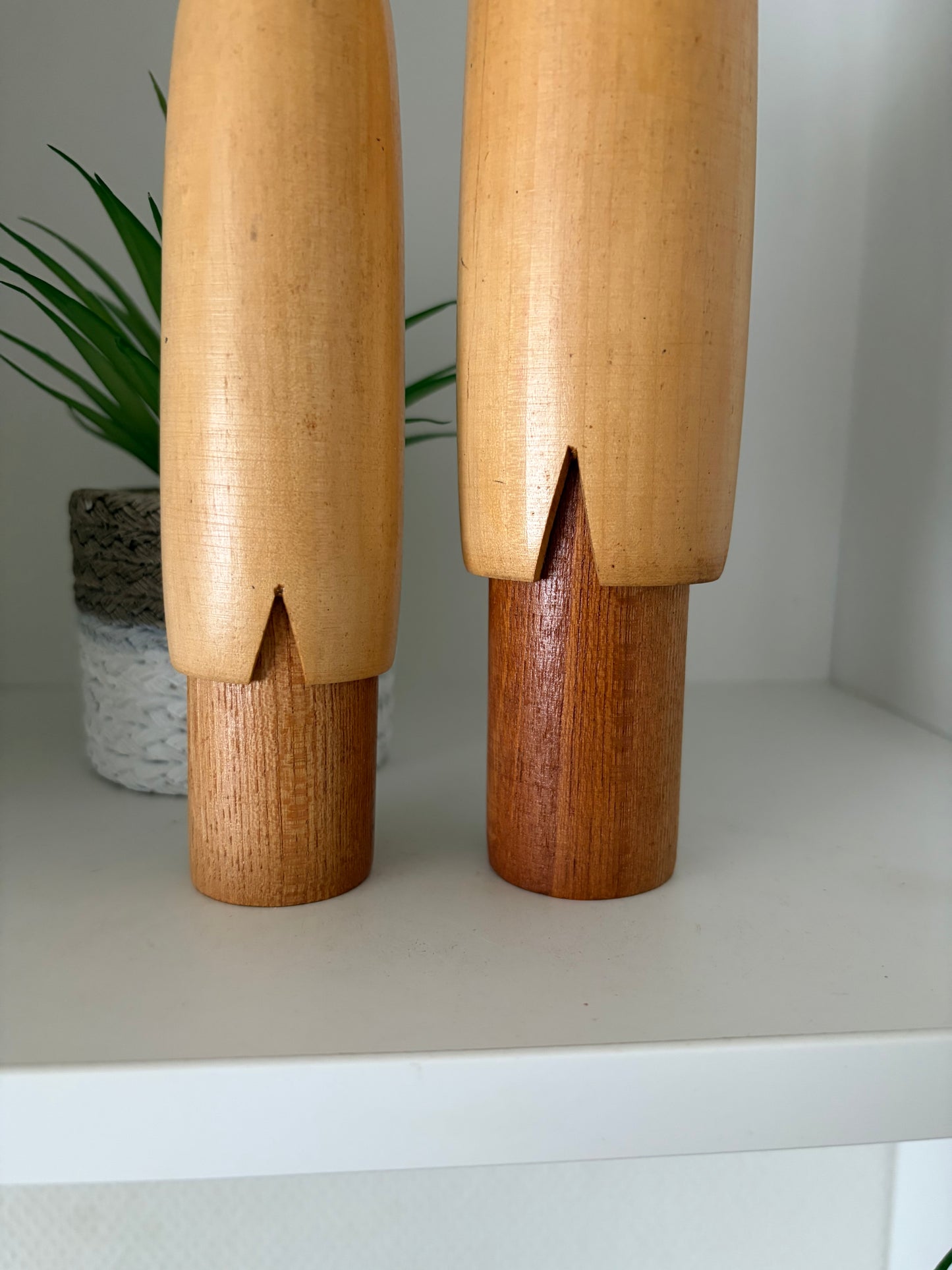 Rare Vintage set creative kokeshi by Shozan Shido (1932-1995)