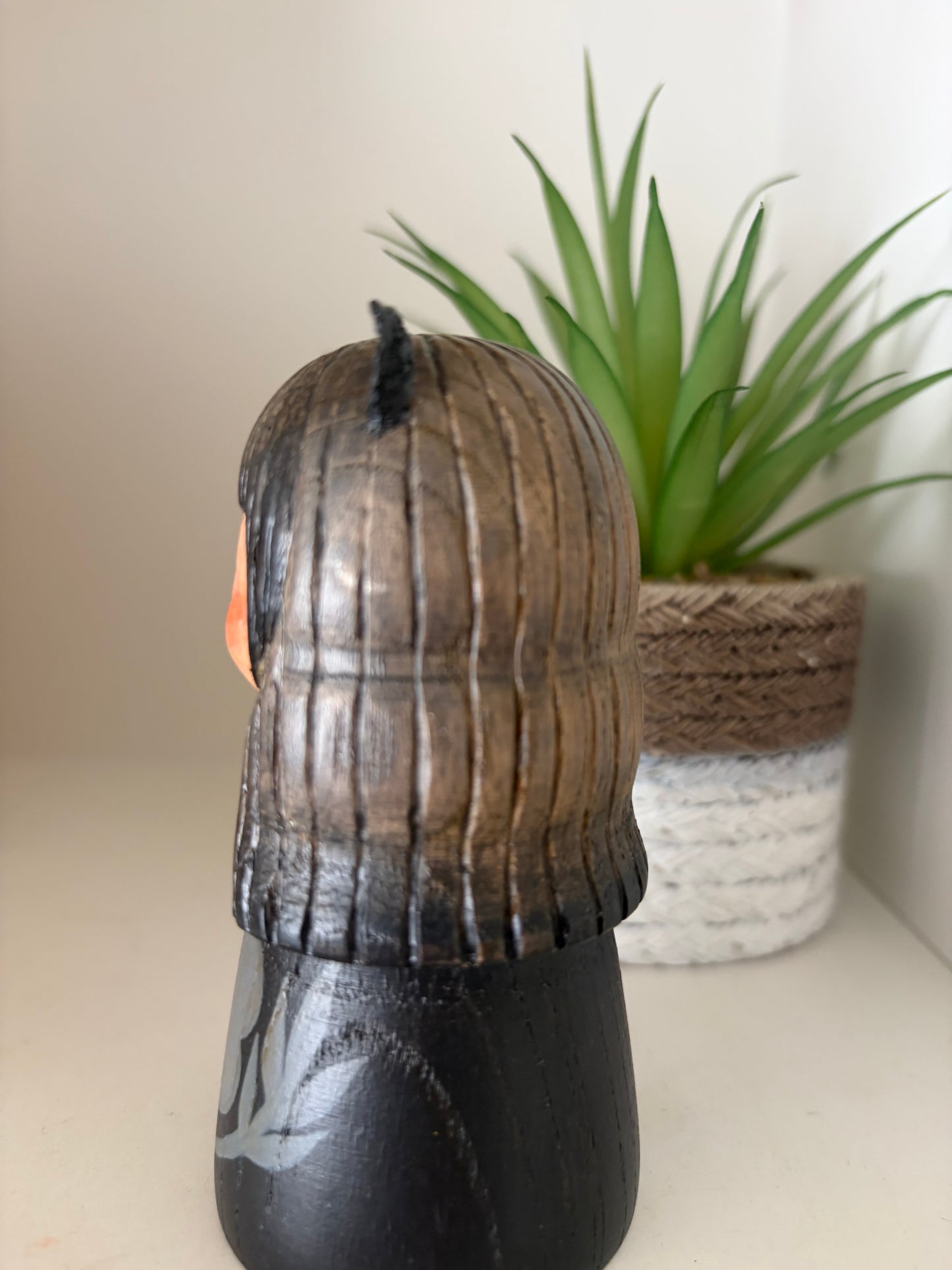 Exclusive one off a kind kokeshi by Nagisa Hirano!