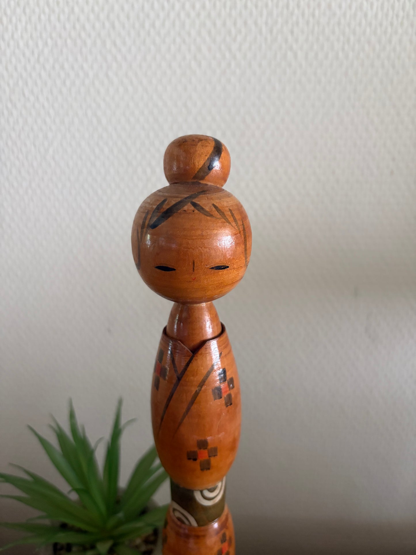 Rare vintage creative kokeshi by Inosuke Kobayashi (1931-)