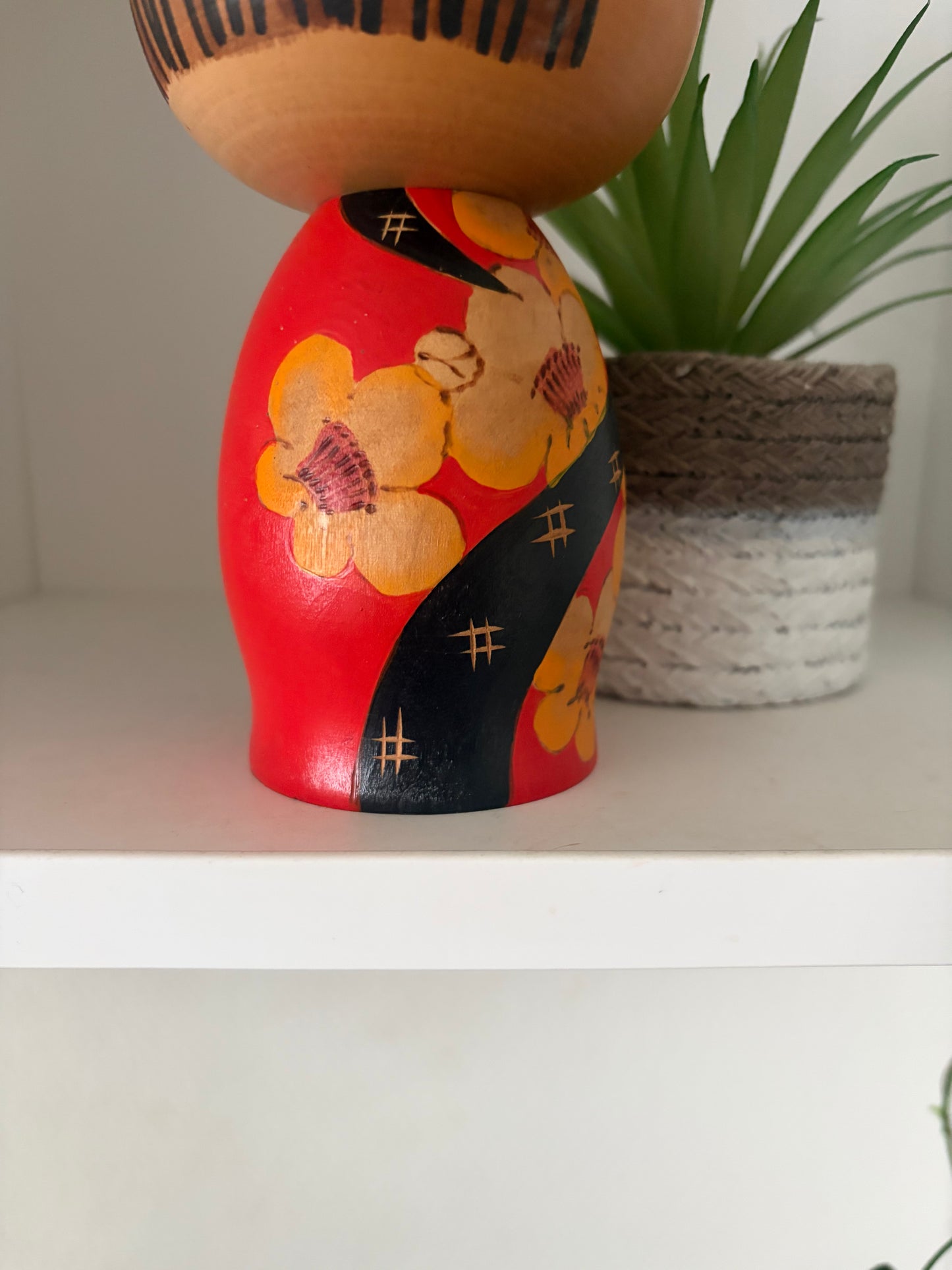 Rare vintage Sosaku kokeshi by Yuji Kawase (1938-)