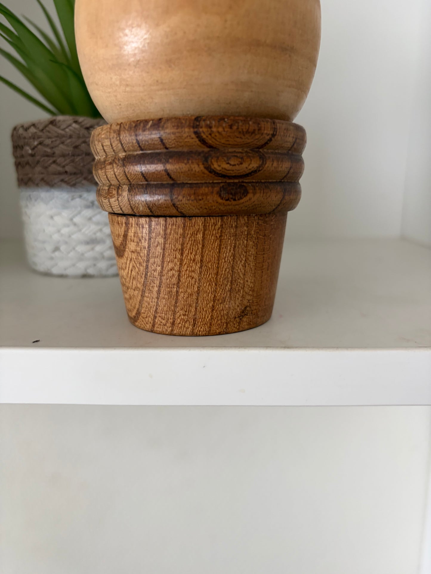 Rare Vintage Creative Kokeshi by renowned artisan Ikuyoshi Yokozuka
