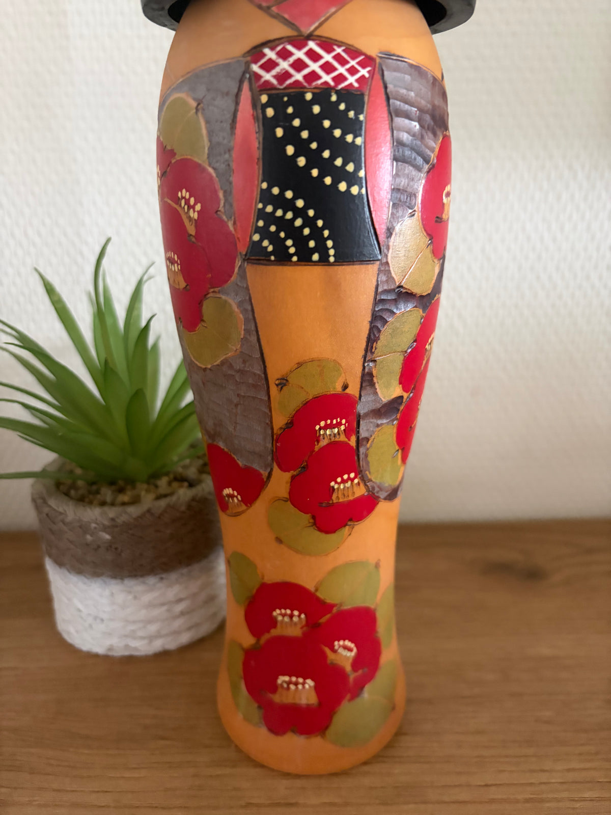 Vintage Gumma kokeshi by Kazuo Takamizawa (1927-) BIG version!