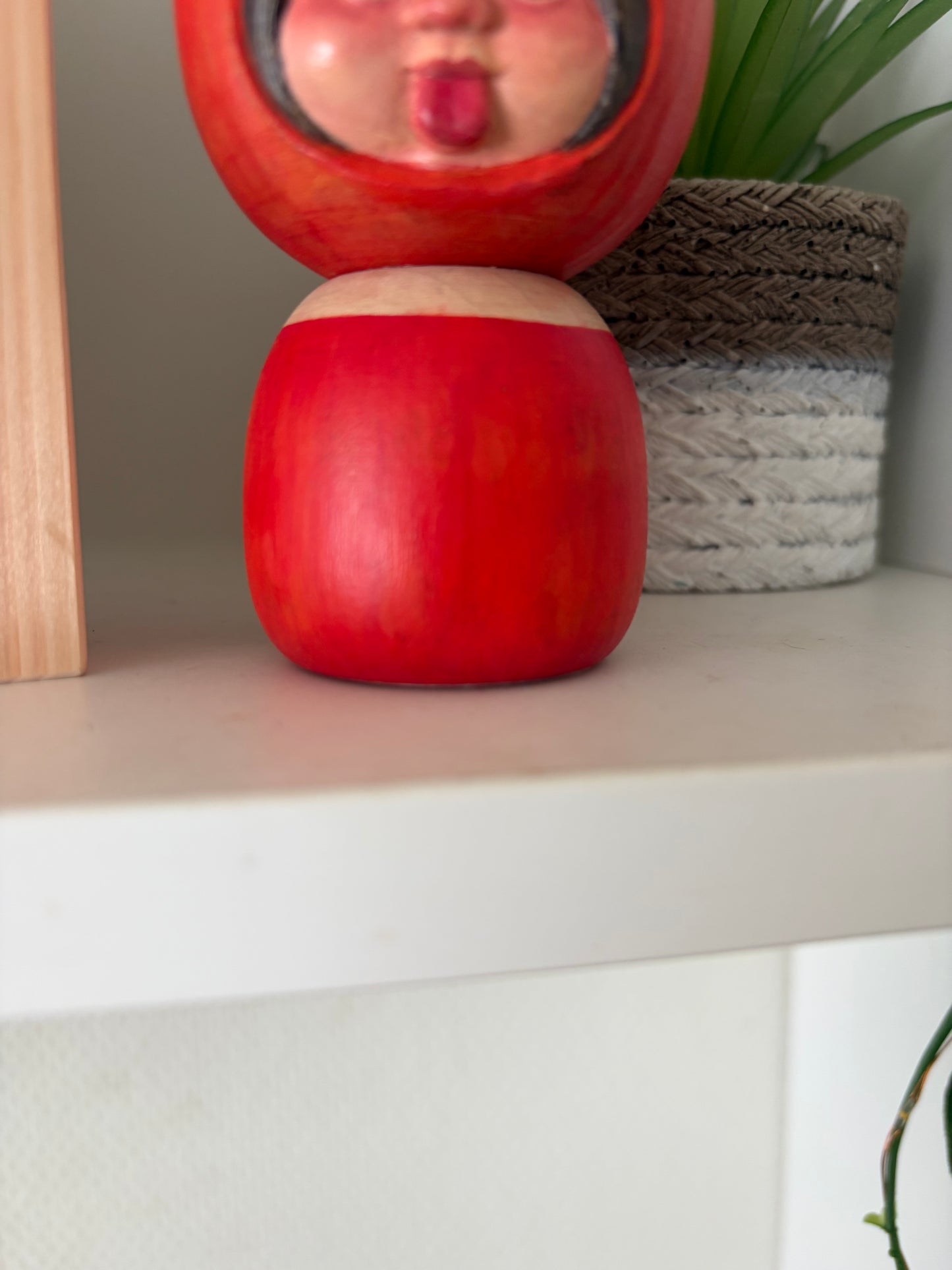 Exclusive One off a kind kokeshi by Nagisa Hirano!