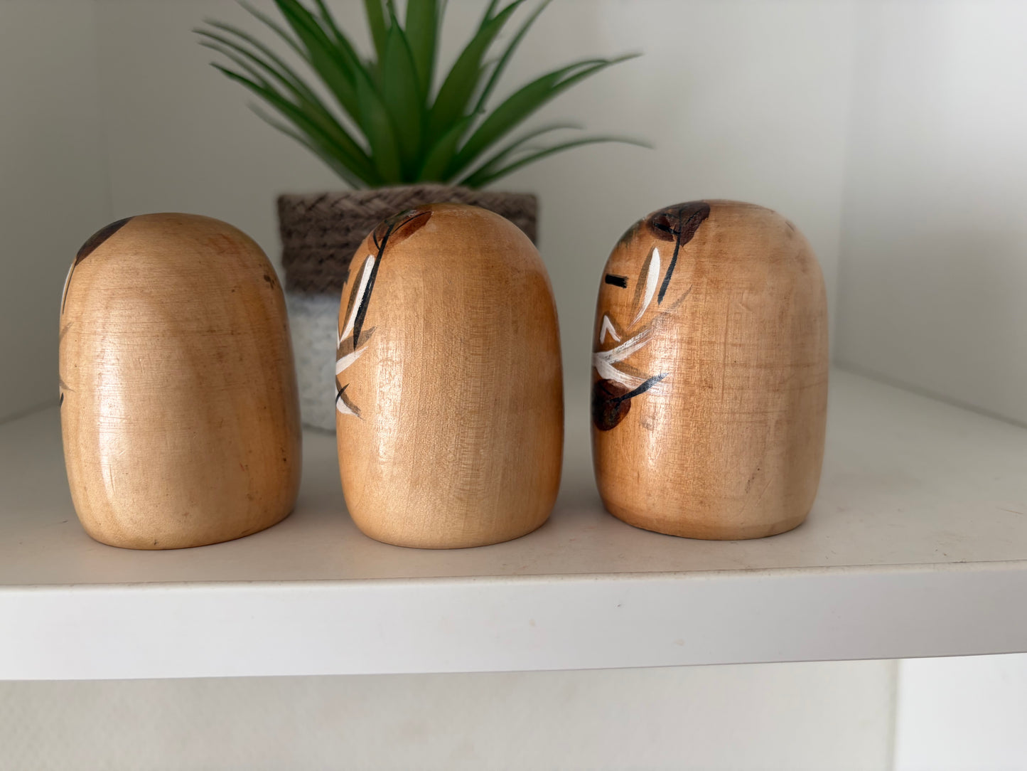 Vintage set Sosaku kokeshi by Kato Masami (1925-)