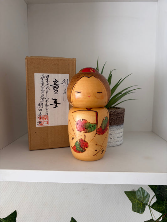 Vintage Sosaku kokeshi by Toa Sekiguchi (1942-)