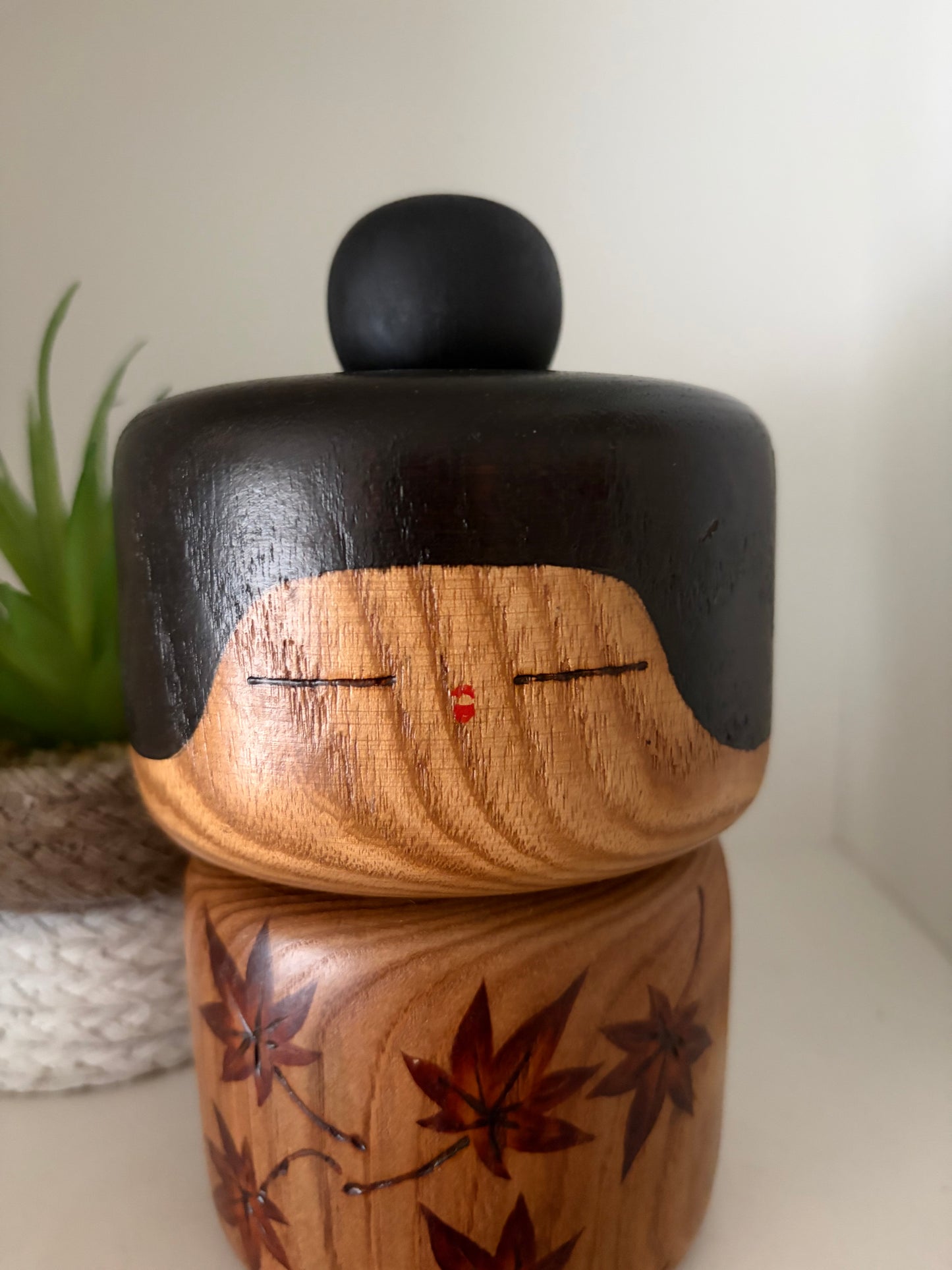 Vintage Gumma Kokeshi By Kazuo Takamizawa (1927-)