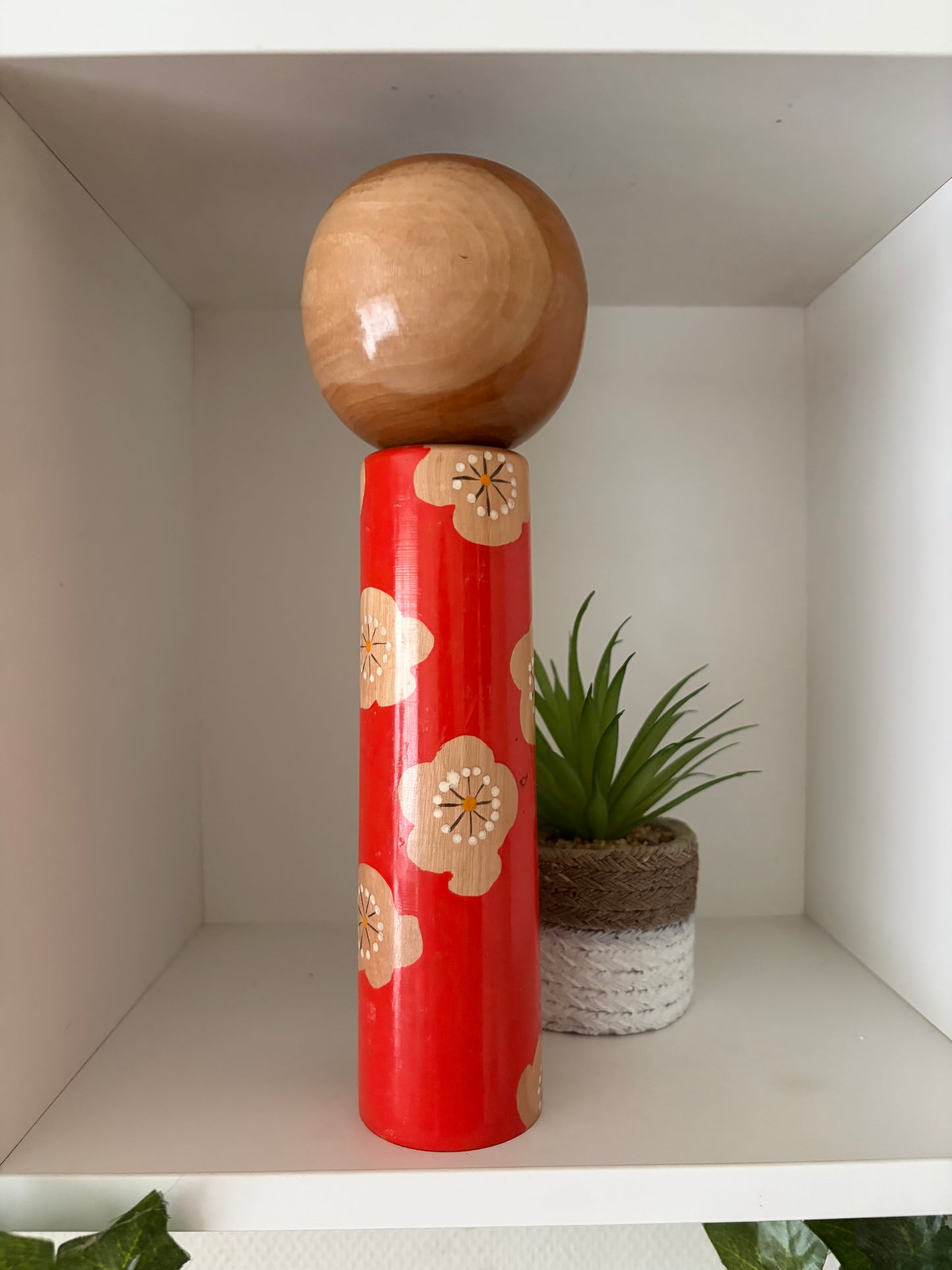 Vintage Sosaku kokeshi by Kiyohara Takao