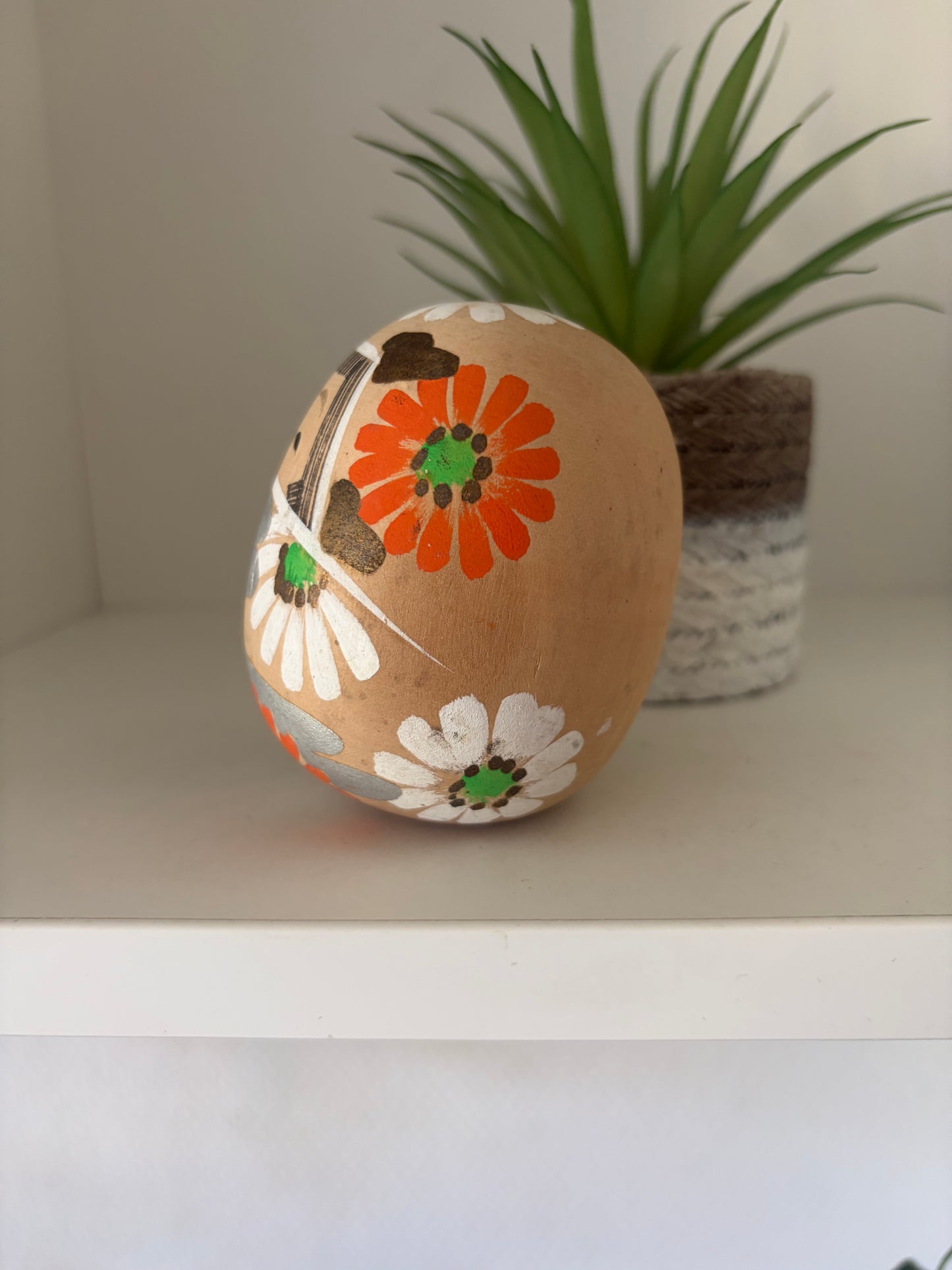 Lovely vintage Sosaku kokeshi by Aoki Ryoka (1931-)