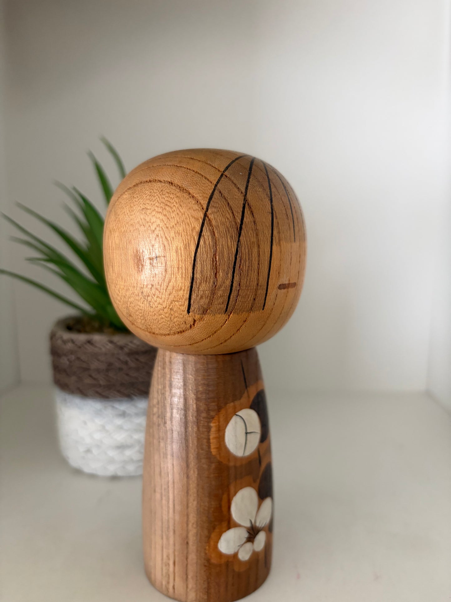 Vintage Sosaku kokeshi by Kato Masami (1925-)