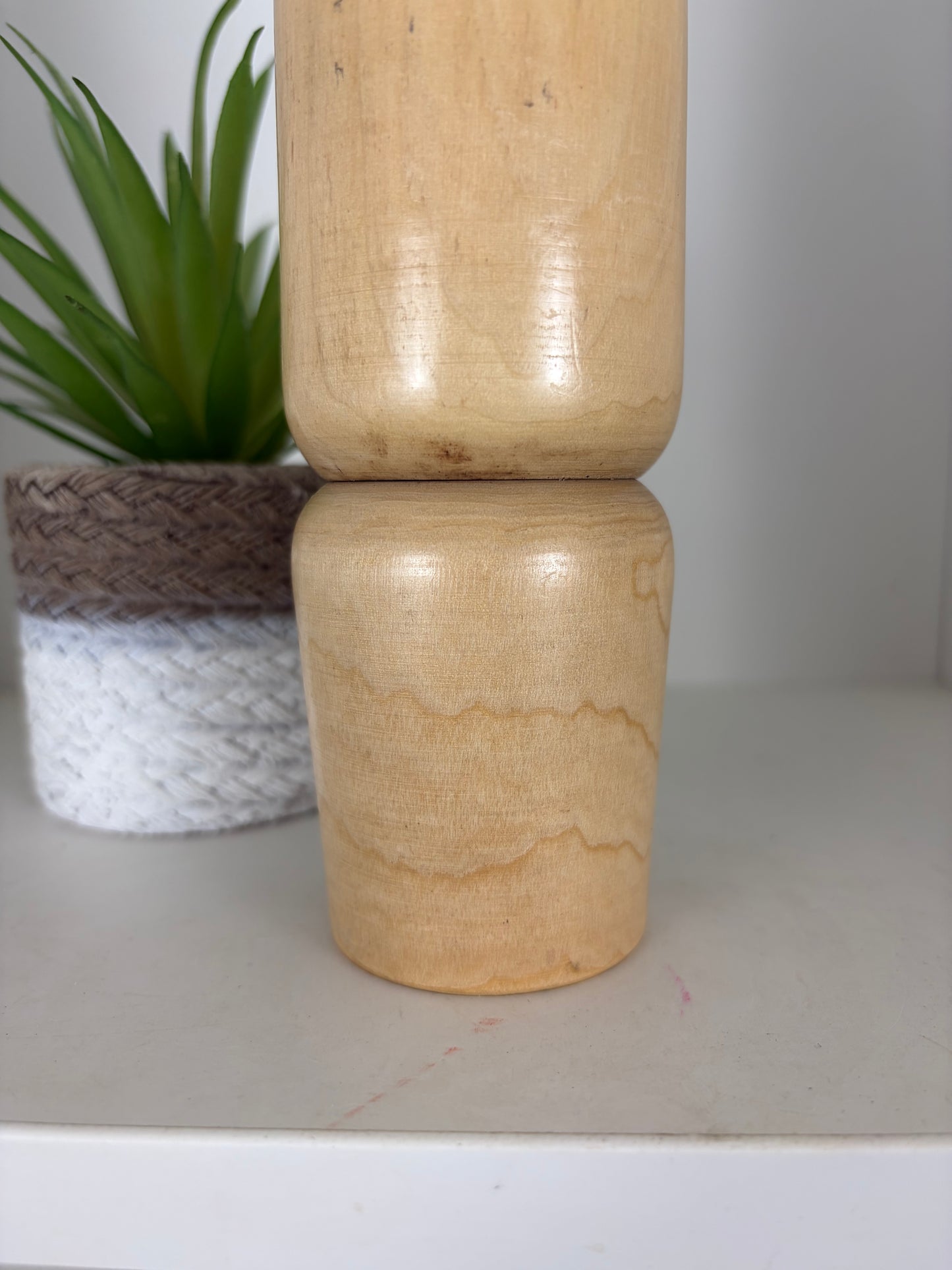 Vintage Sosaku kokeshi by Kiyohara Takao (1916-)