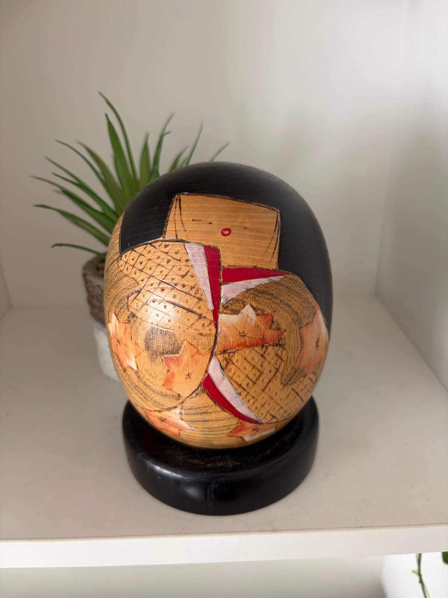 Vintage creative kokeshi by Hajime Miyashita(1940-)