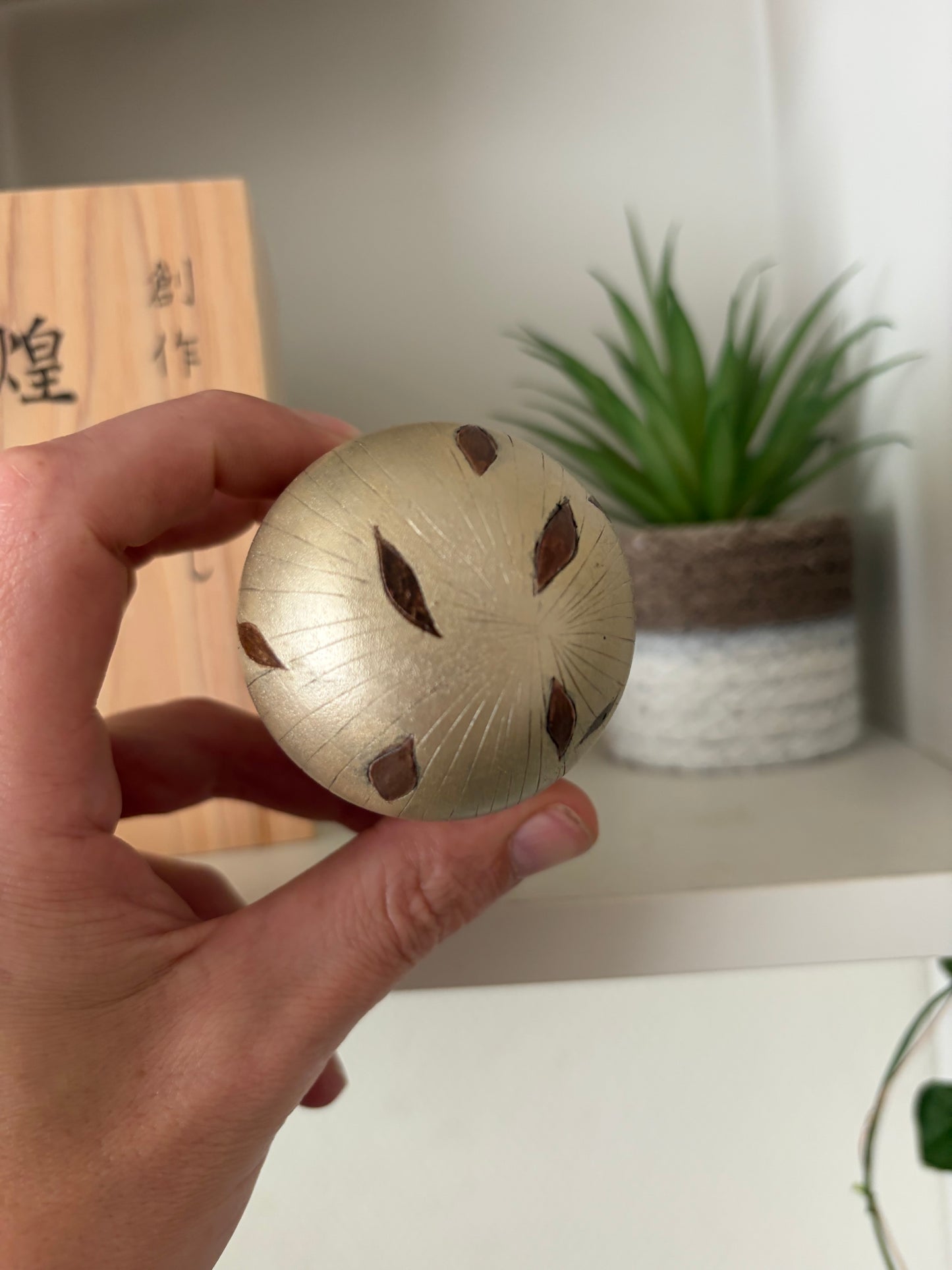Exclusive one off a kind kokeshi by Nagisa Hirano!