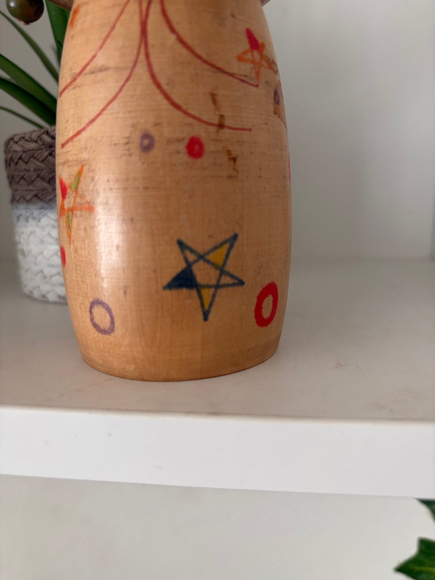 Rare Vintage Creative Kokeshi By Hiroe Fukushima