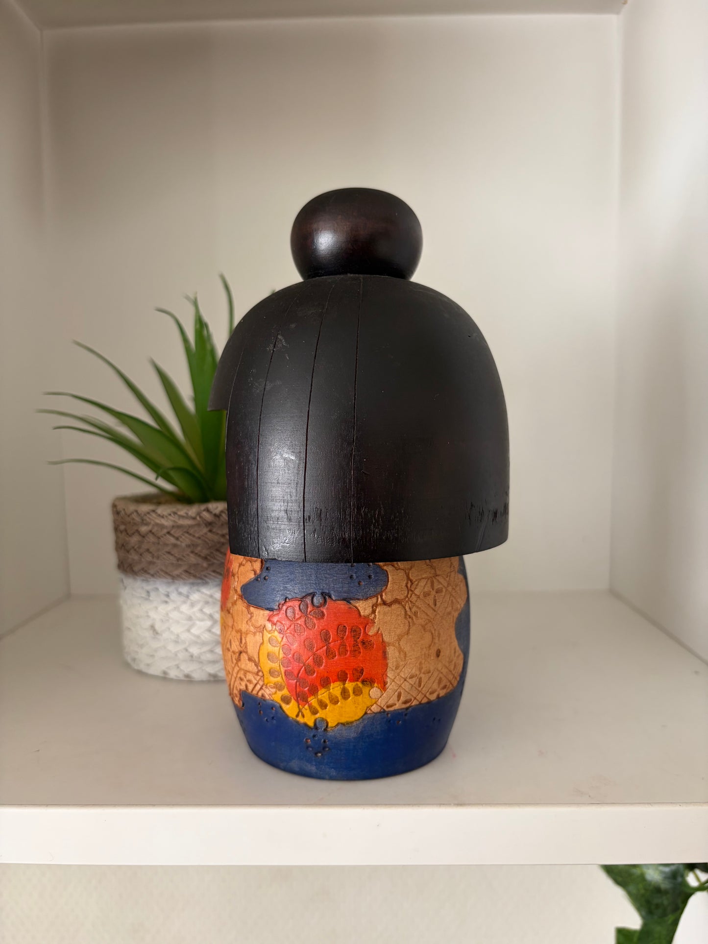 Vintage Gumma kokeshi by Kazuo Takamizawa (1927-)