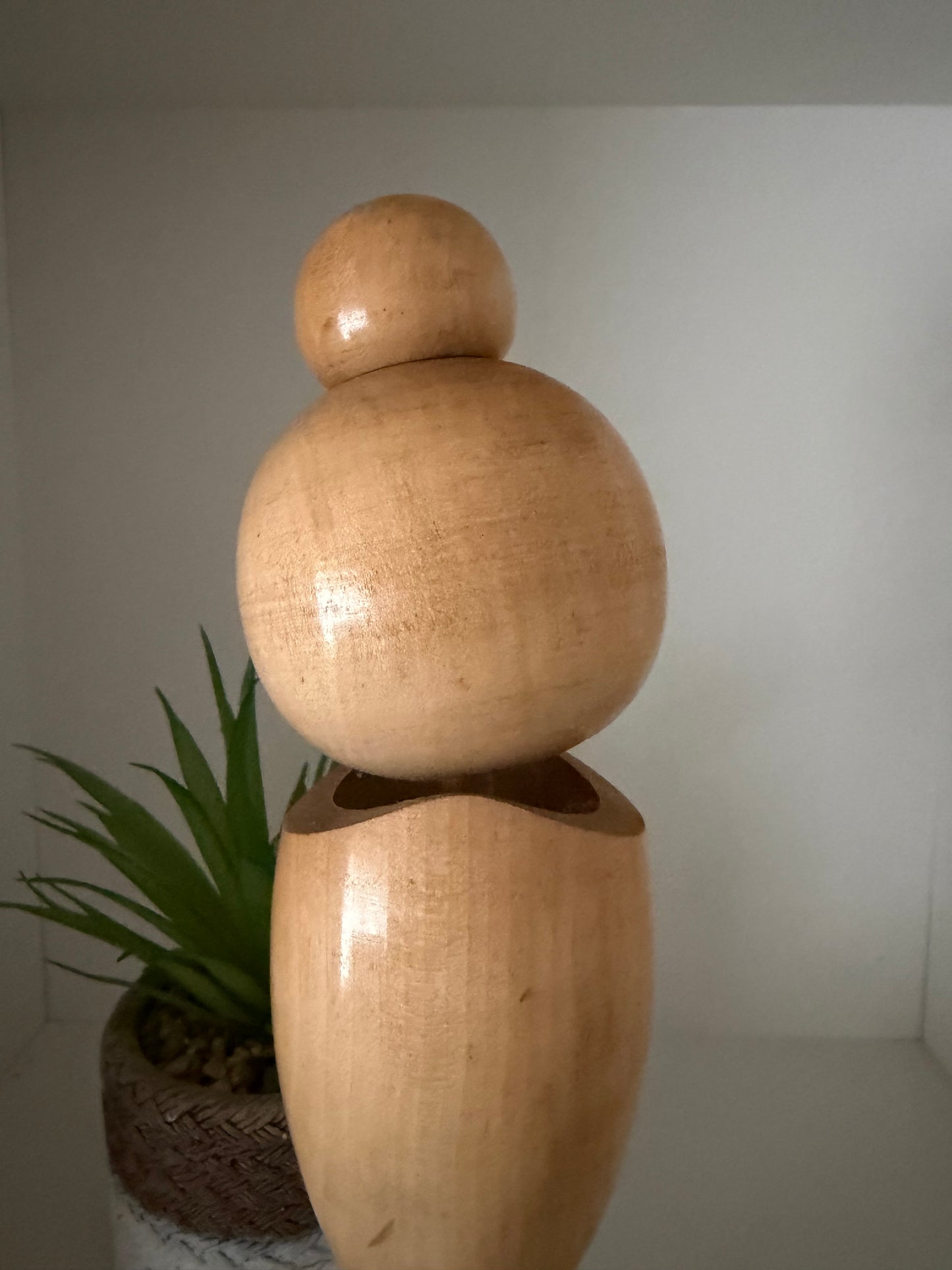 Vintage Sosaku kokeshi by Kato Masami (1925-)