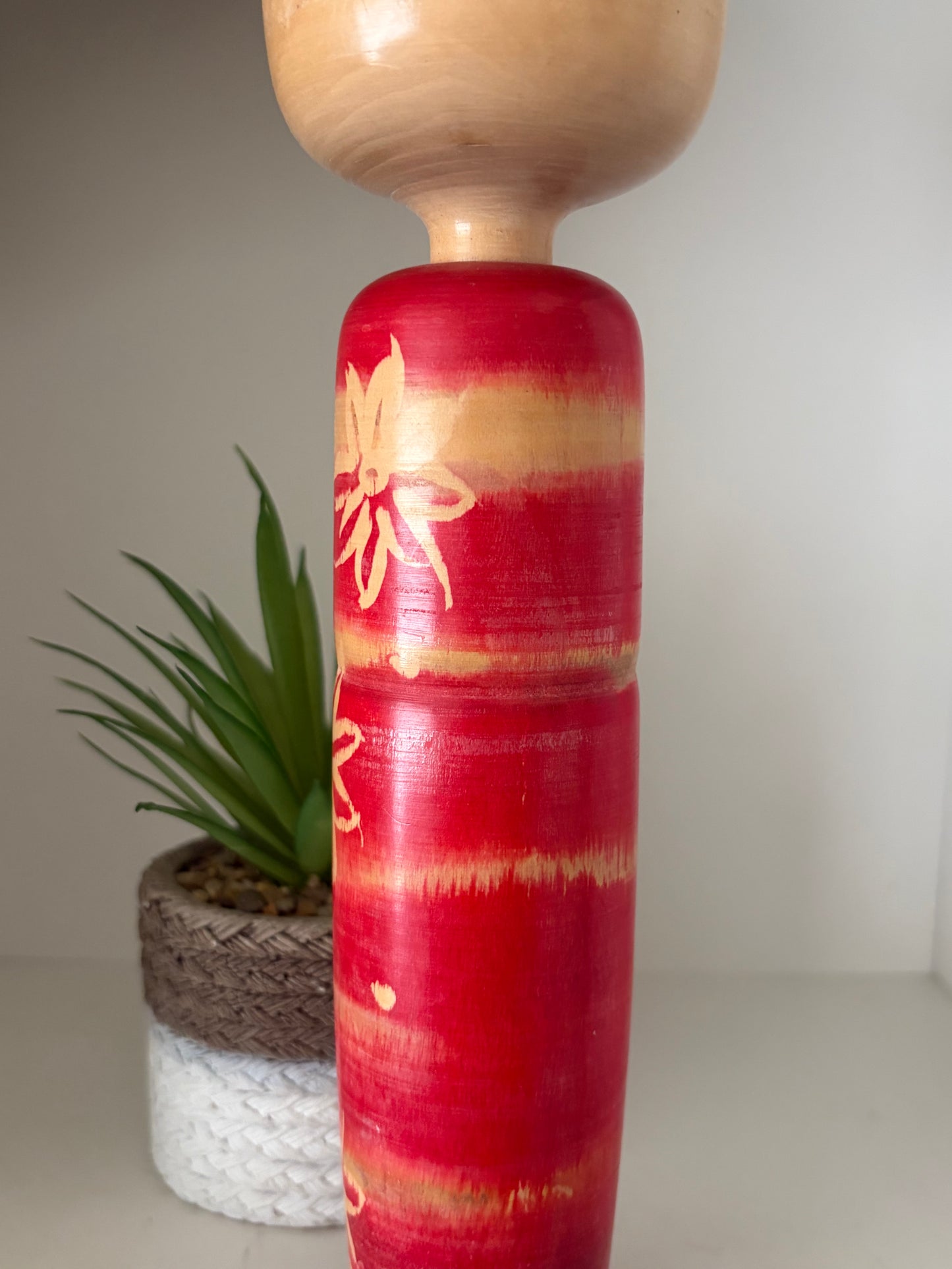 Rare Vintage Creative Kokeshi By Kahei Katase (1922-2015)